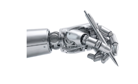 Robot hand with writing pen