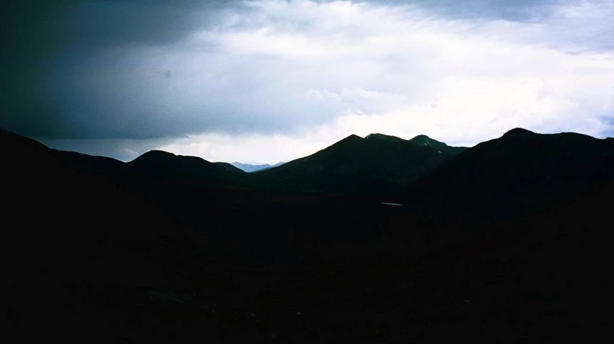 Storm passes over the Continental Divide