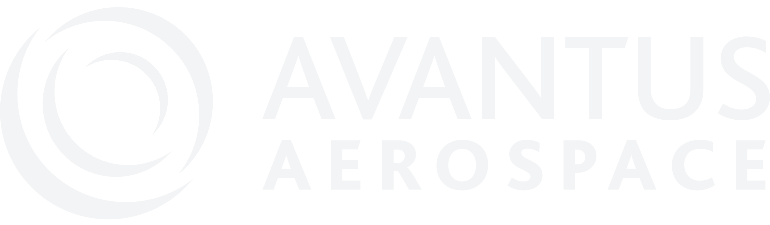 Logo of Avantis Aerospace, featuring a swirl design and the company name in bold letters