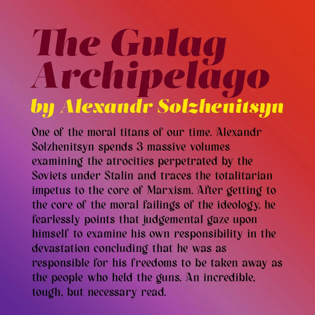 Reading notes for The Gulag Archipelago: Volume One by Aleksandr Solzhenitsyn.
