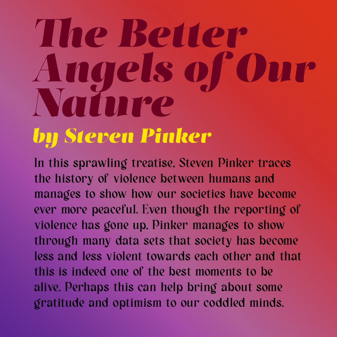 Reading notes for The Better Angels of Our Nature by Steven Pinker.