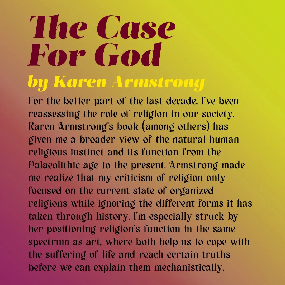 Reading notes for The Case for God by Karen Armstrong.