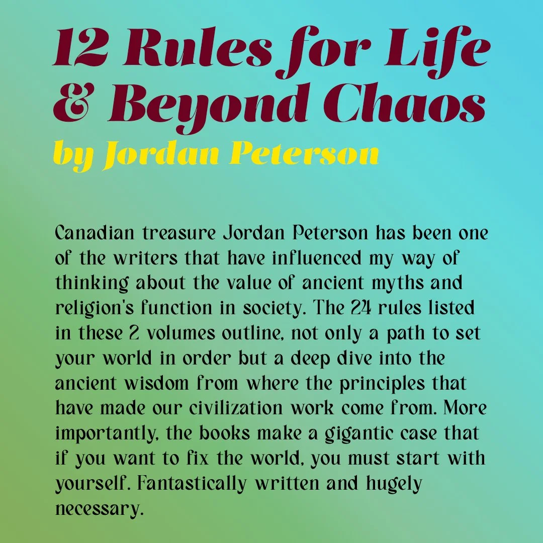 Reading notes for 12 Rules for Life and Beyond Order by Jordan B. Peterson.