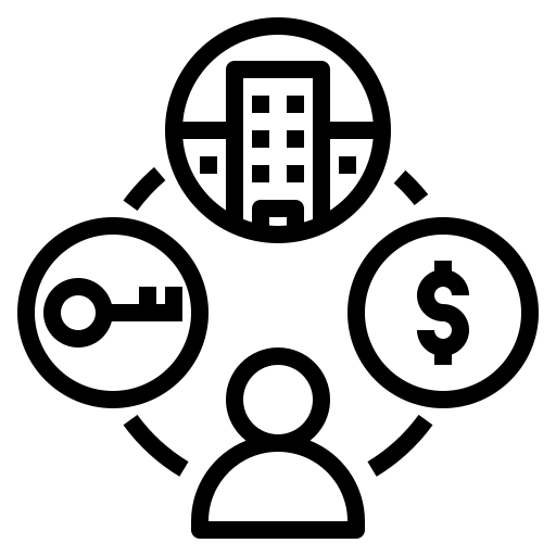 A black and white illustration of a bee with wings, antennae, and a striped abdomen.