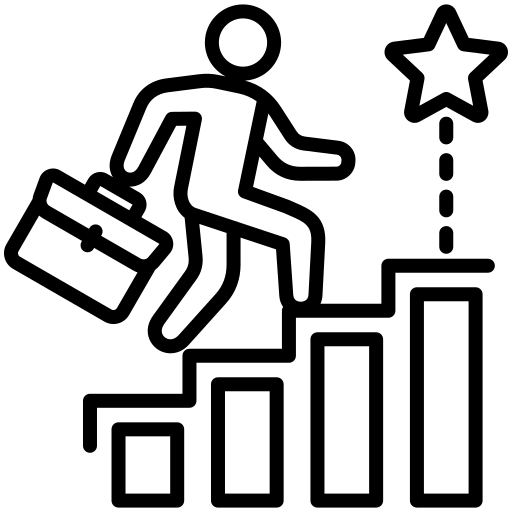 Black and white line drawing of a spider hanging from a web.