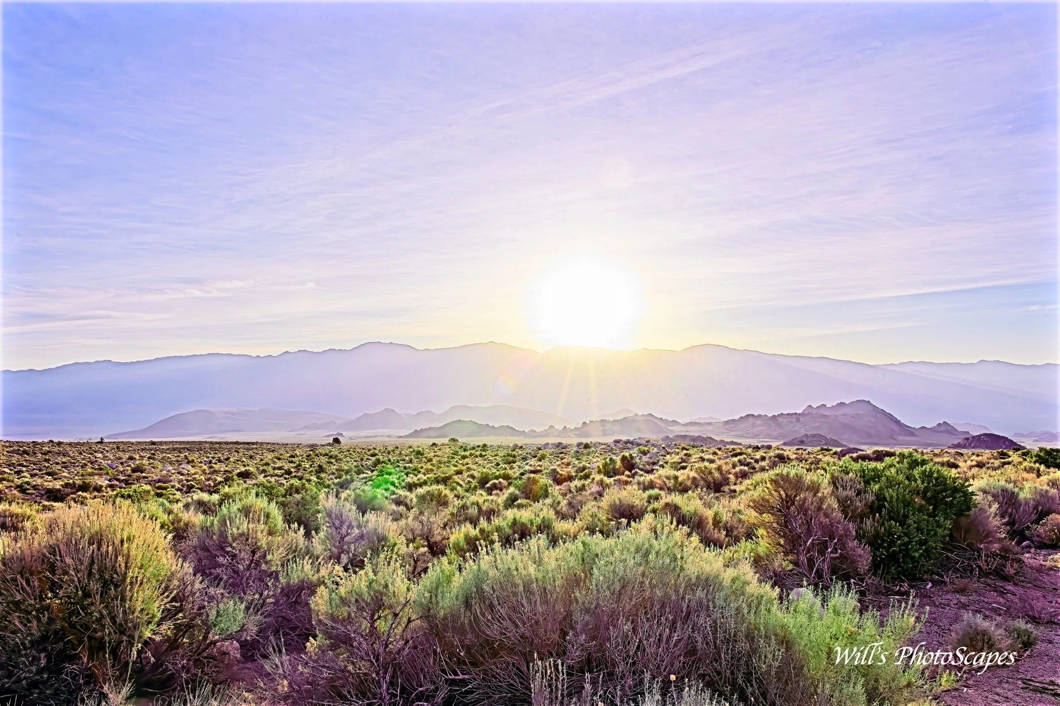 Eastern Sierra Sunrise (12x18)