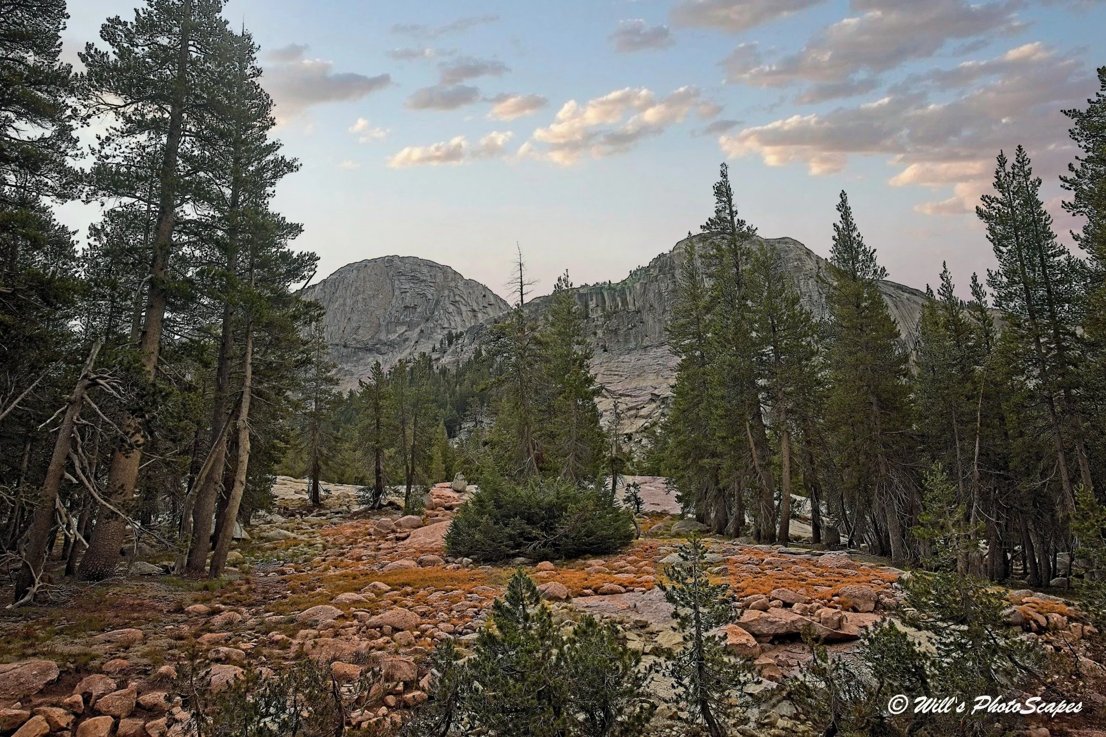 Tioga Pass at Dusk (12x18)