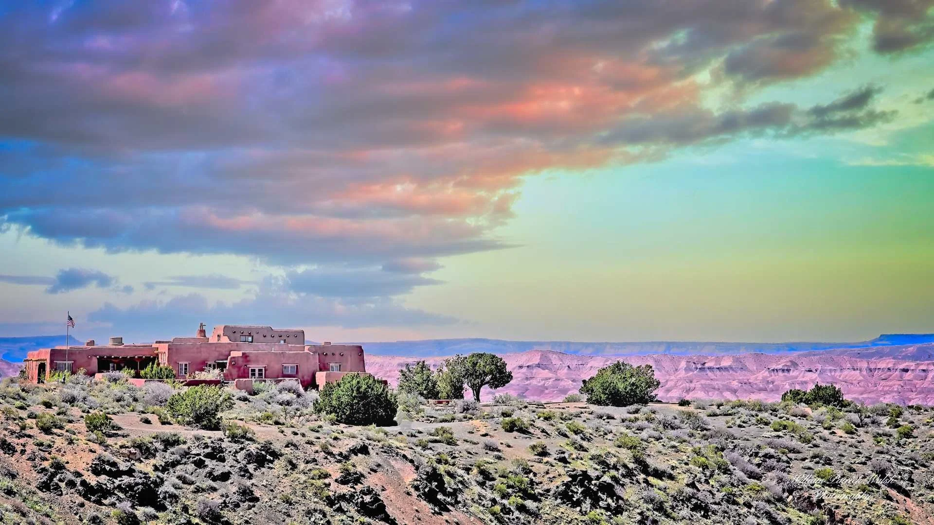 Late Afternoon in the Painted Desert (9x16)