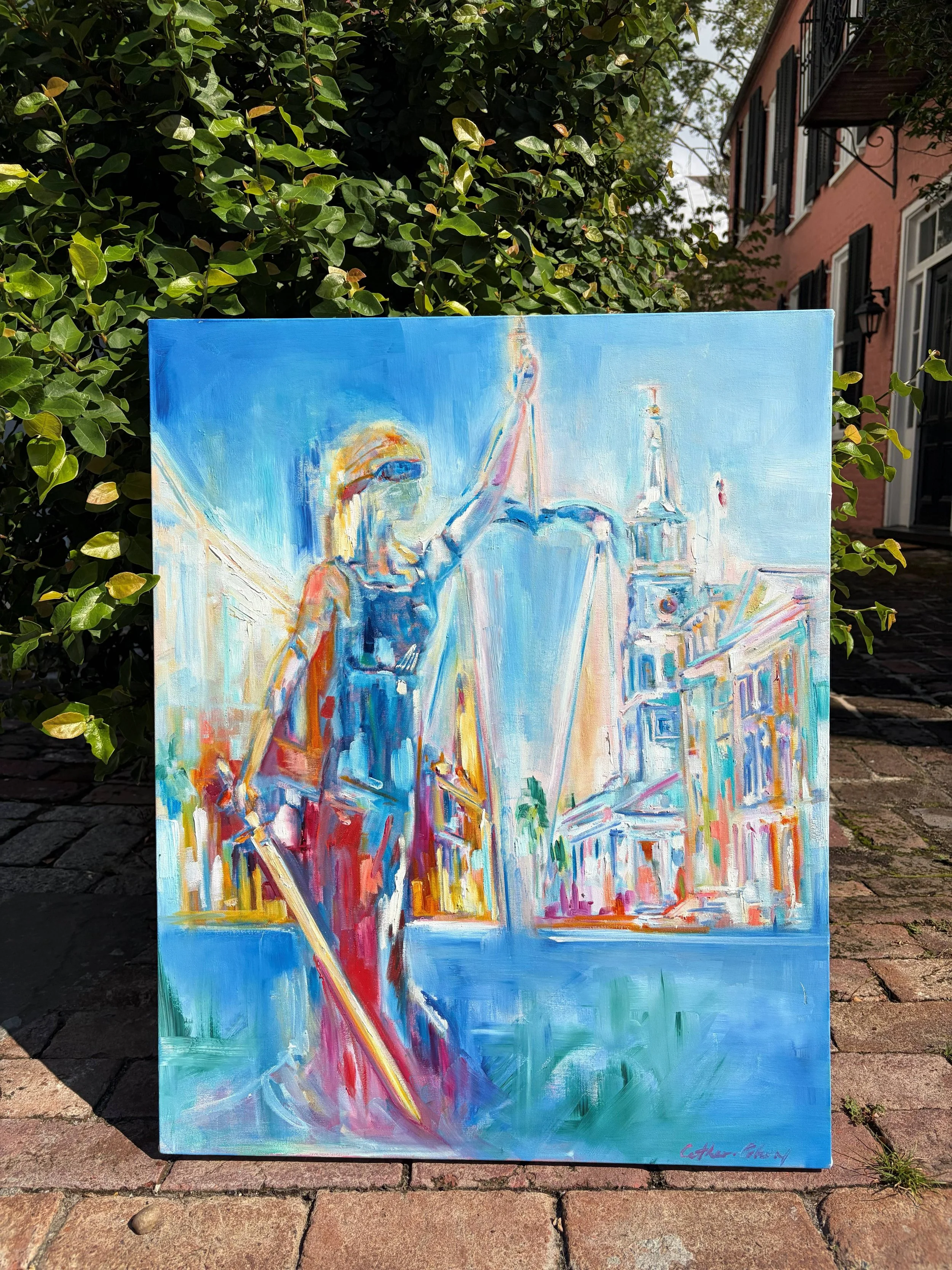 Blind Justice by Danielle Cather-Cohen Print