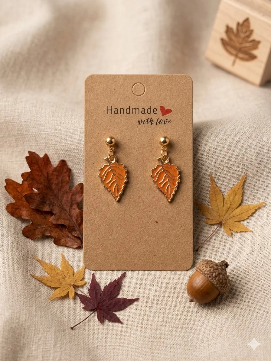 Orange Leaf 1 earrings.JPEG