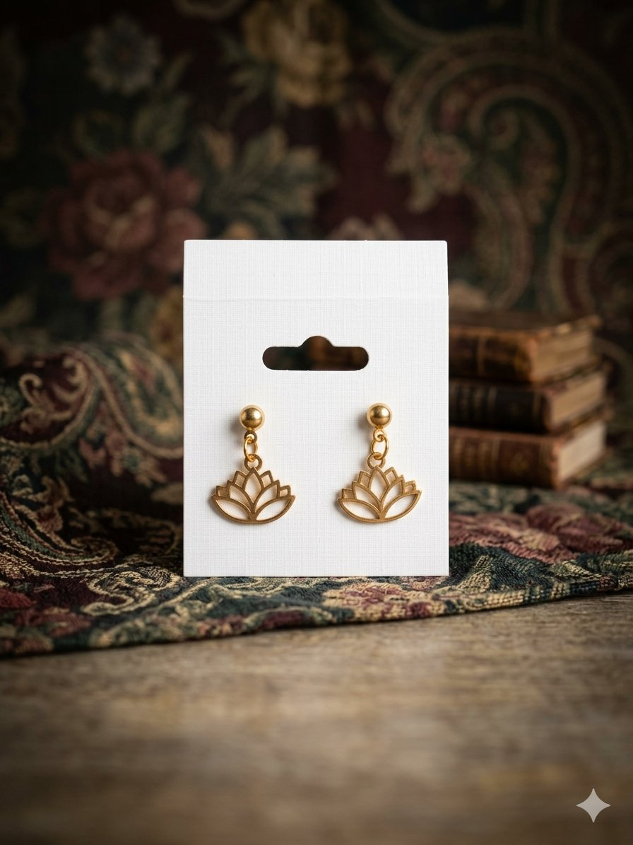 Lotus Flower earrings H/a