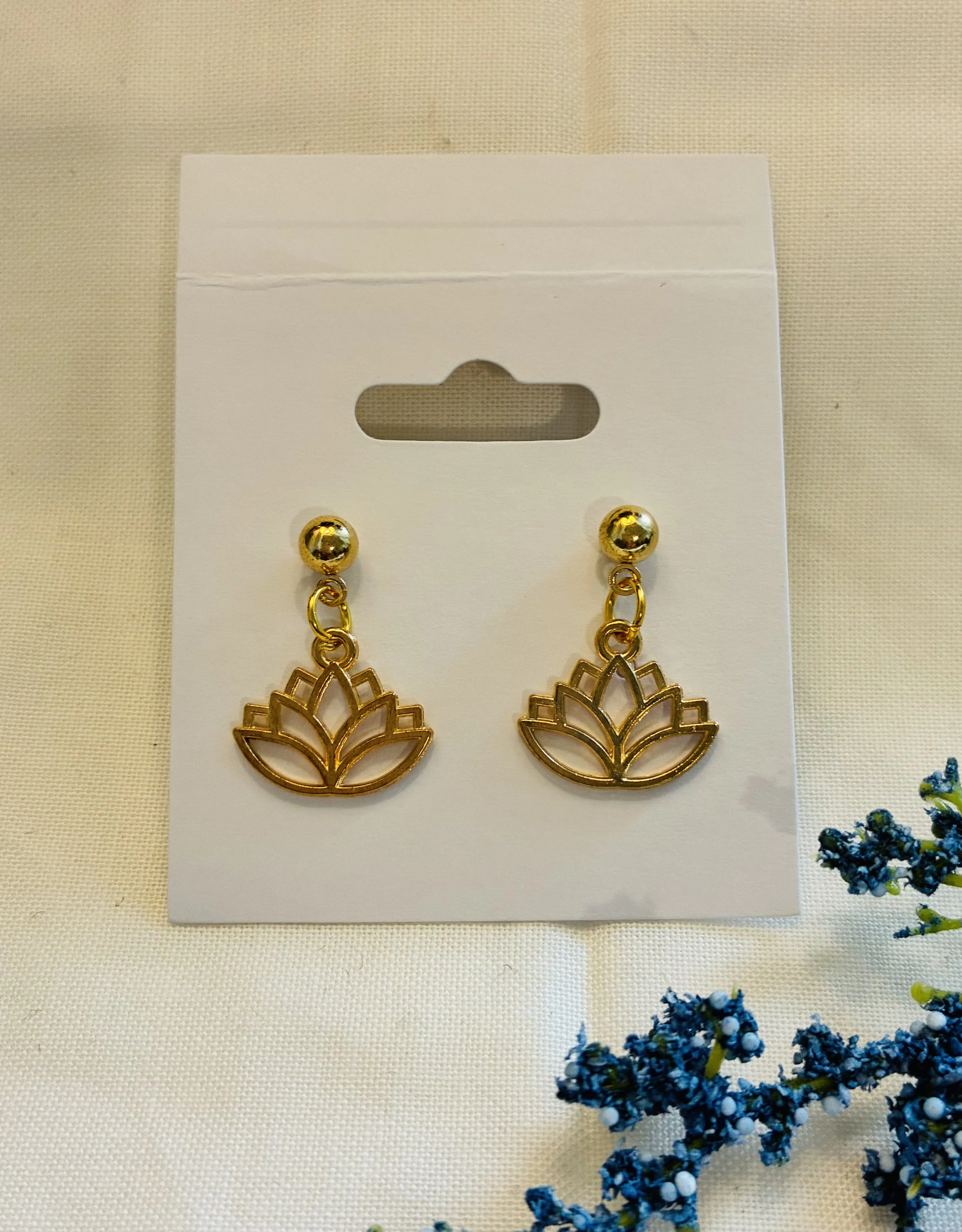 Lotus Flower earrings H/a