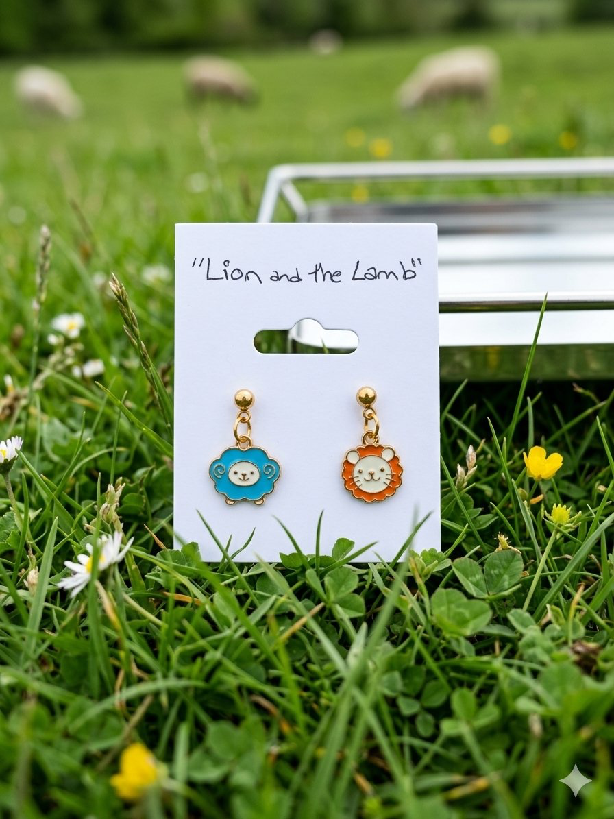 Lion & Lamb Earrings