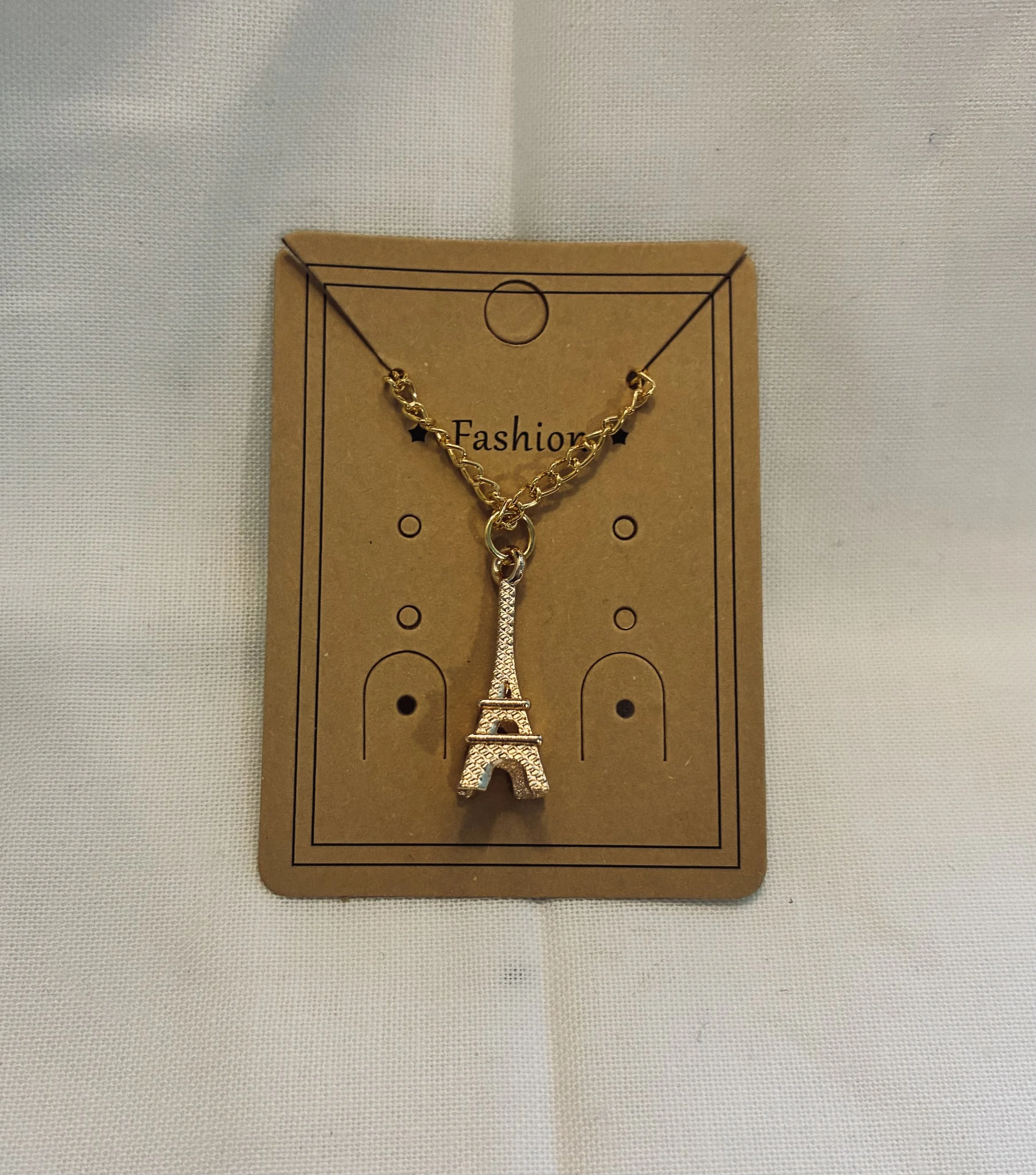 Eiffel Tower Necklace 18"