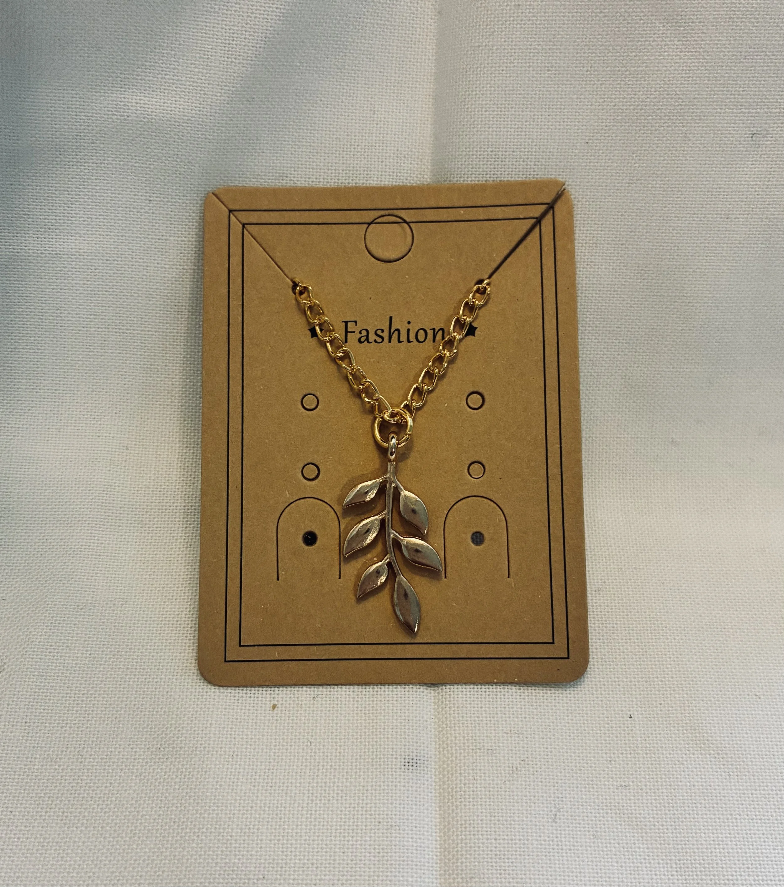 Olive Branch Necklace 18"