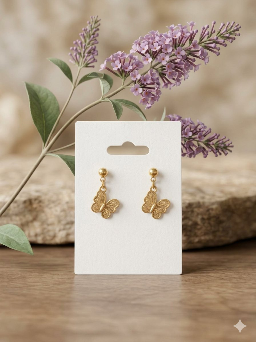 Butterfly Earrings H/a