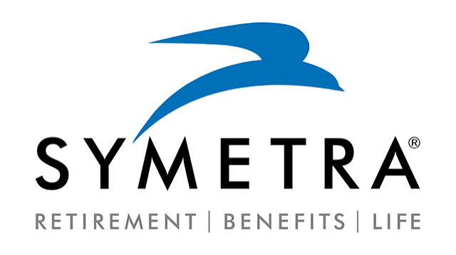 Logo for Symetra with a stylized blue bird above the company name and the words 'Retirement,' 'Benefits,' and 'Life' underneath.
