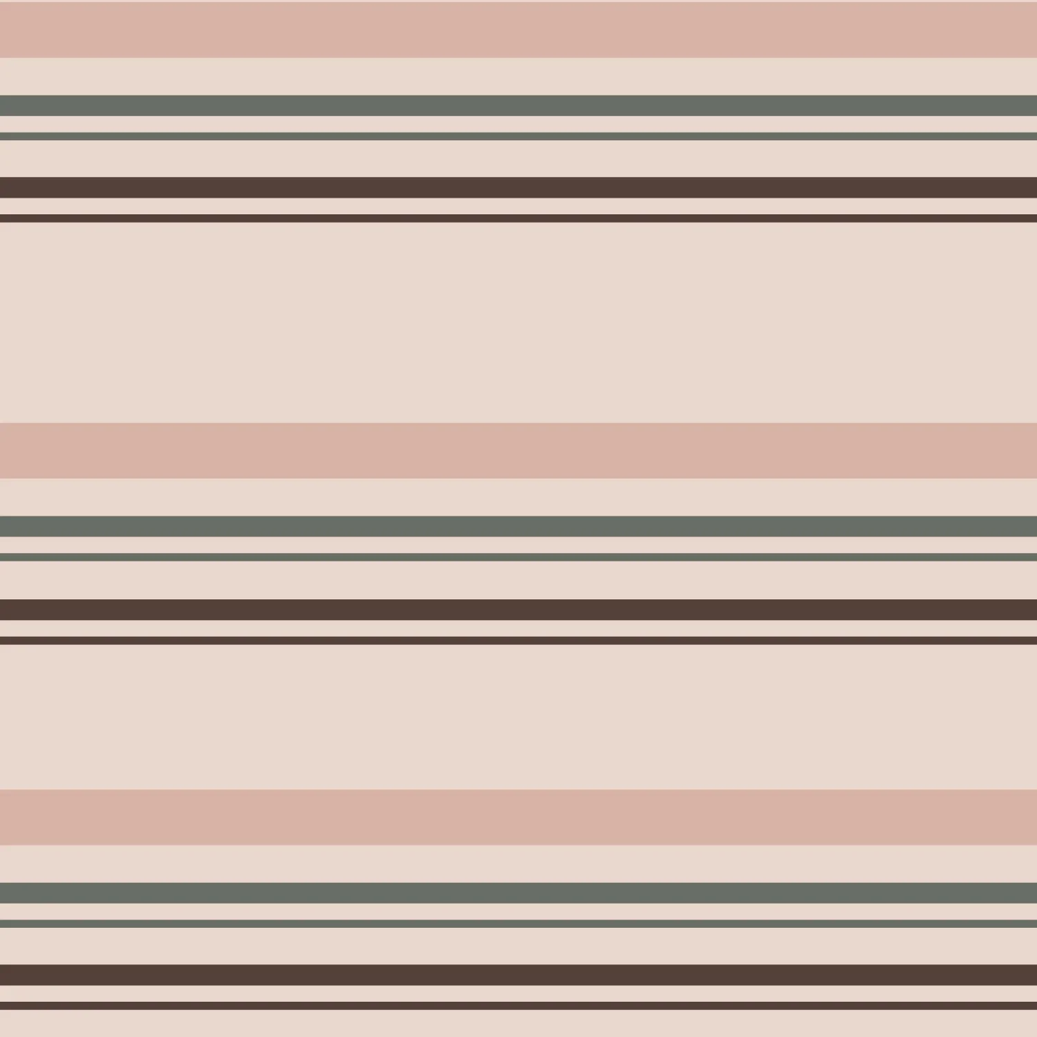 Sundown, a stripe surface pattern inspired by vintage western textiles in blush, taupe, charcoal, and cream.
