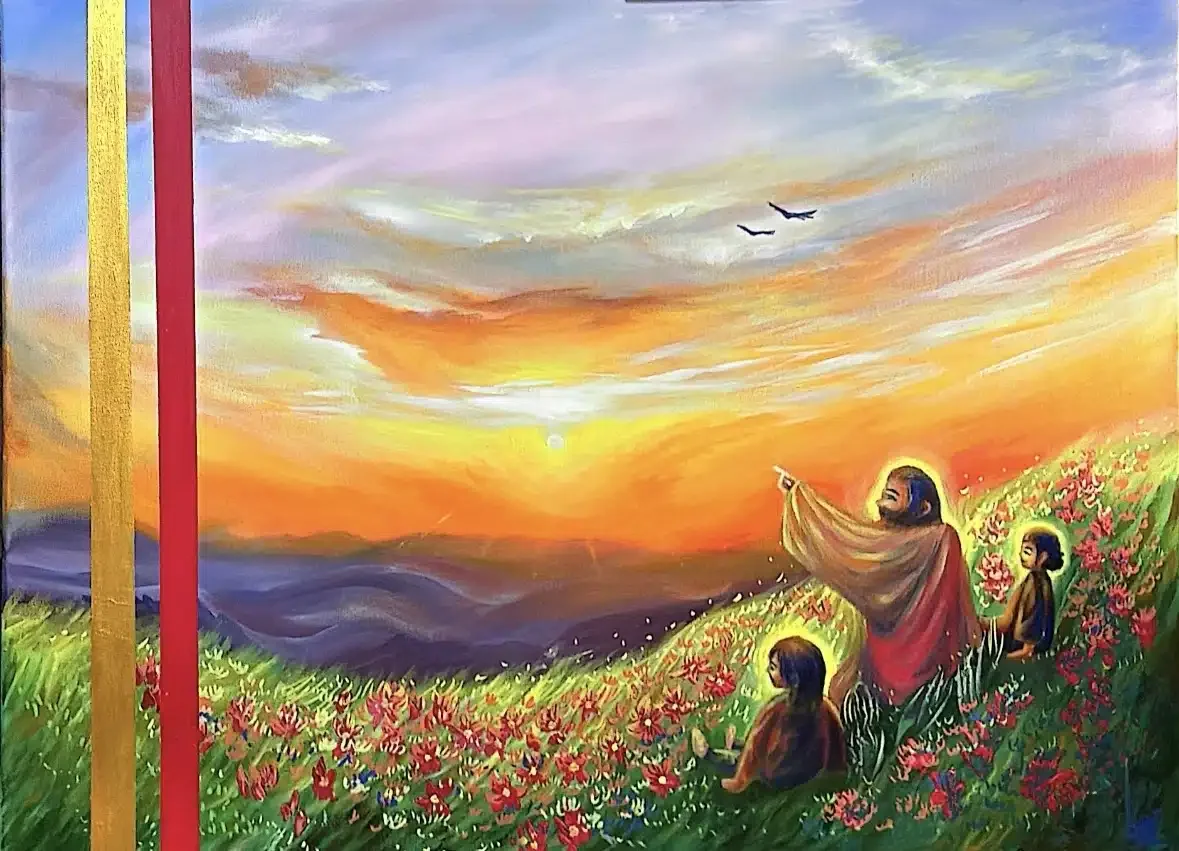 "Let the little children come to me" Original