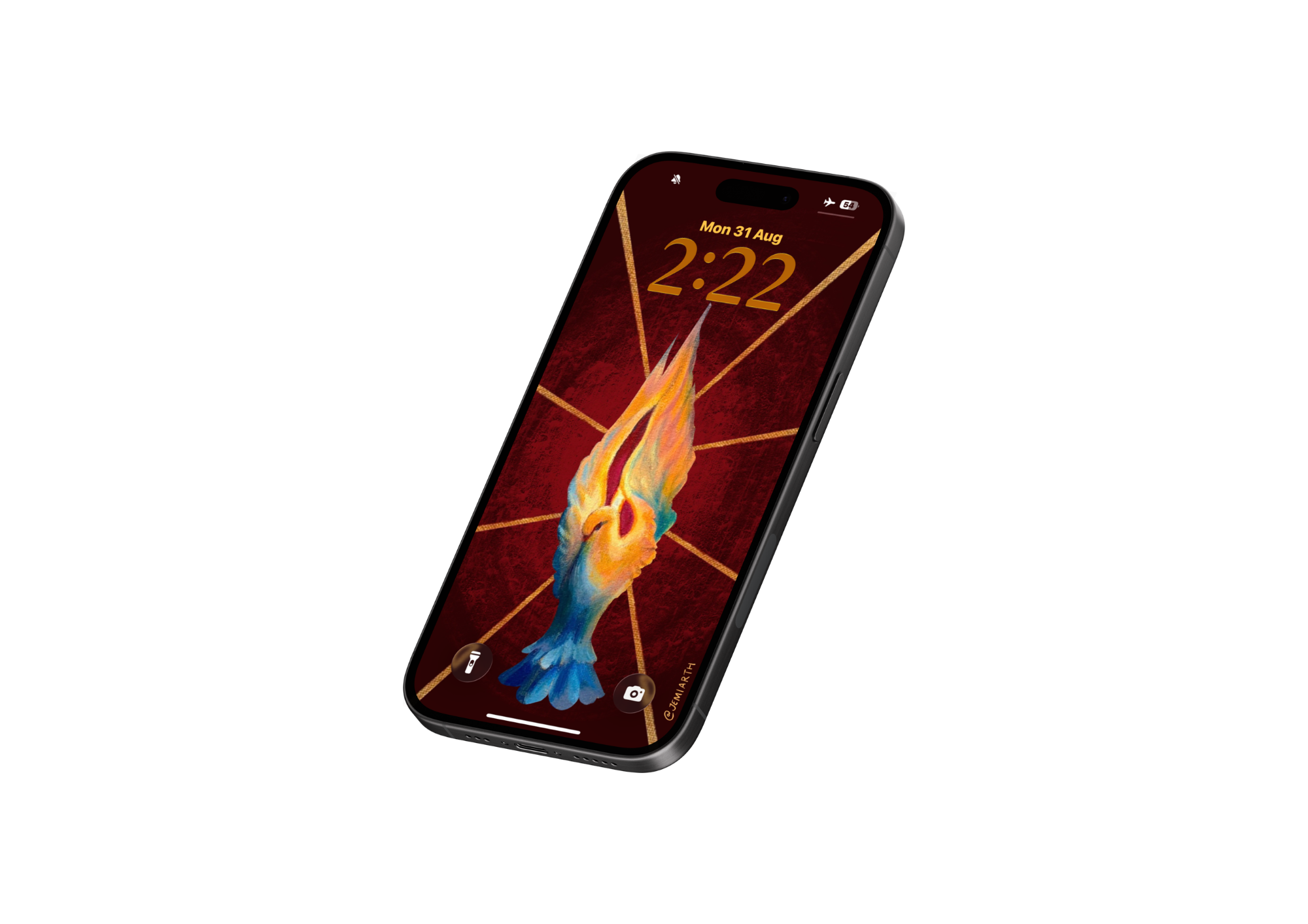"Guard my Fire" Premium Wallpaper