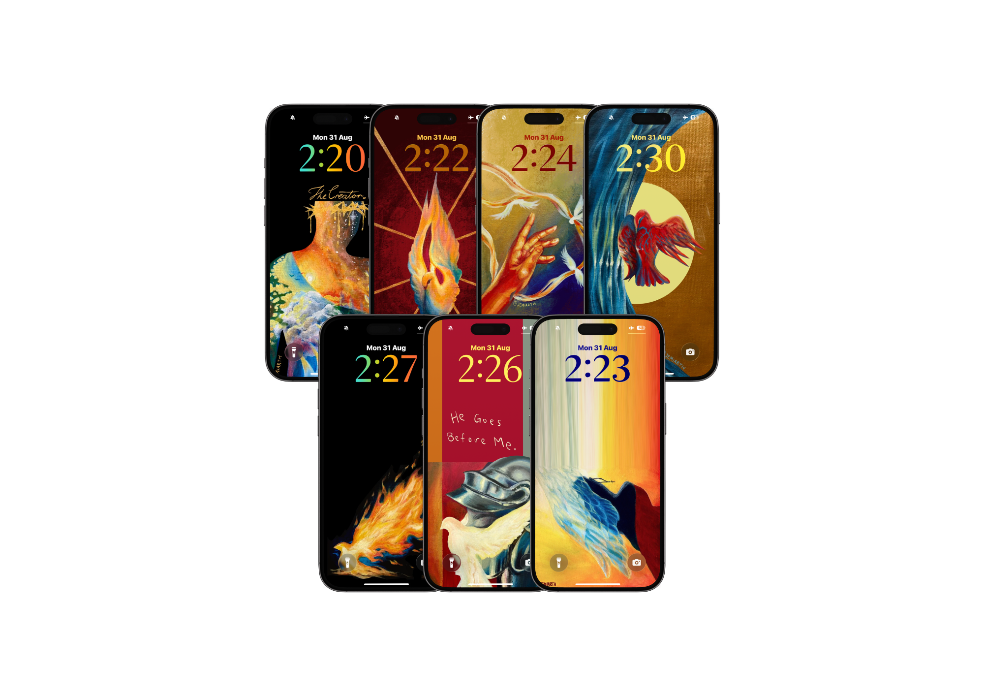 "The Dove" : 7 Wallpaper Bundle