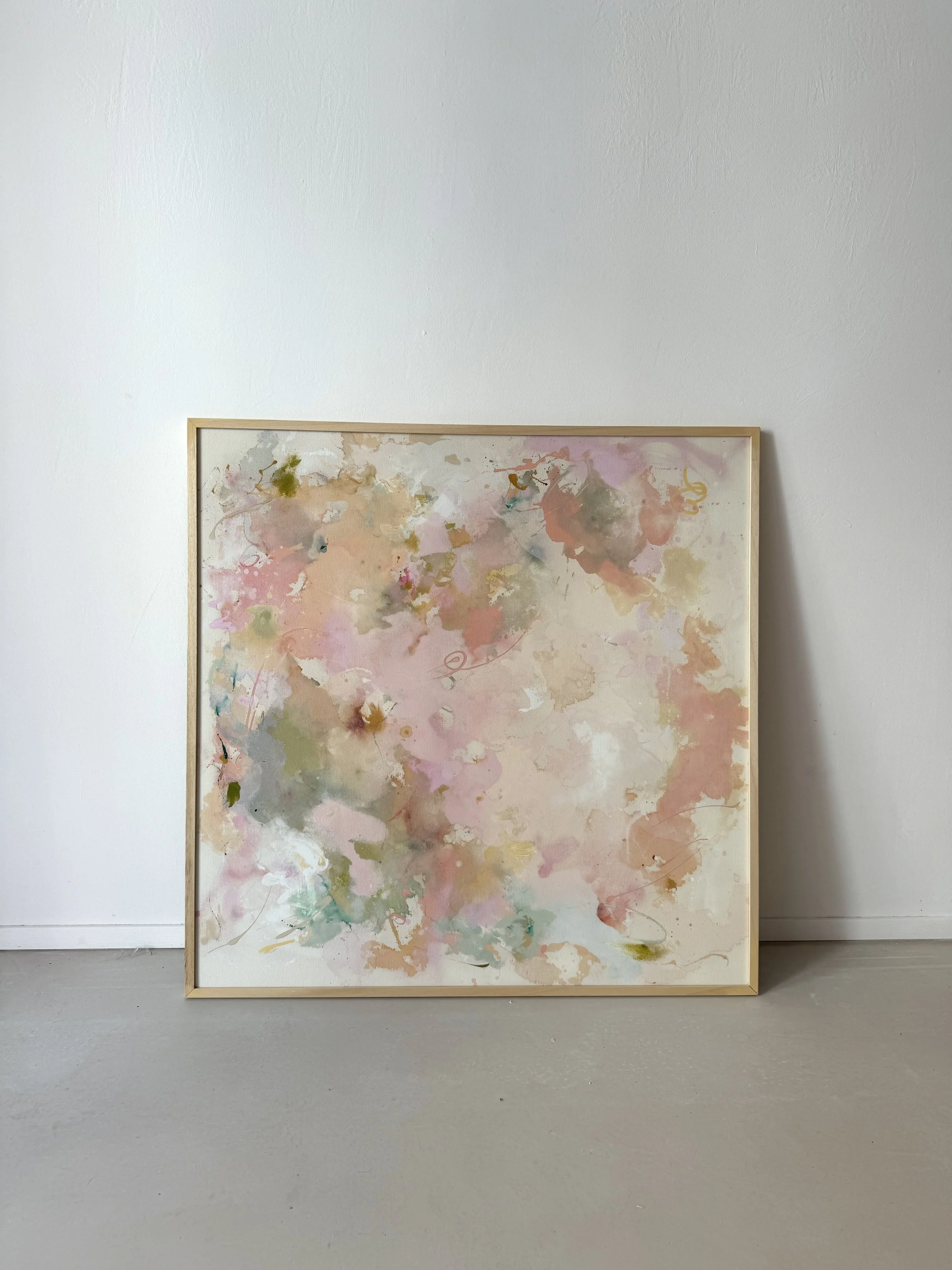 Fine art print by Denize Jung featuring contemporary abstract artwork inspired by Mediterranean living, natural textures and timeless interiors.