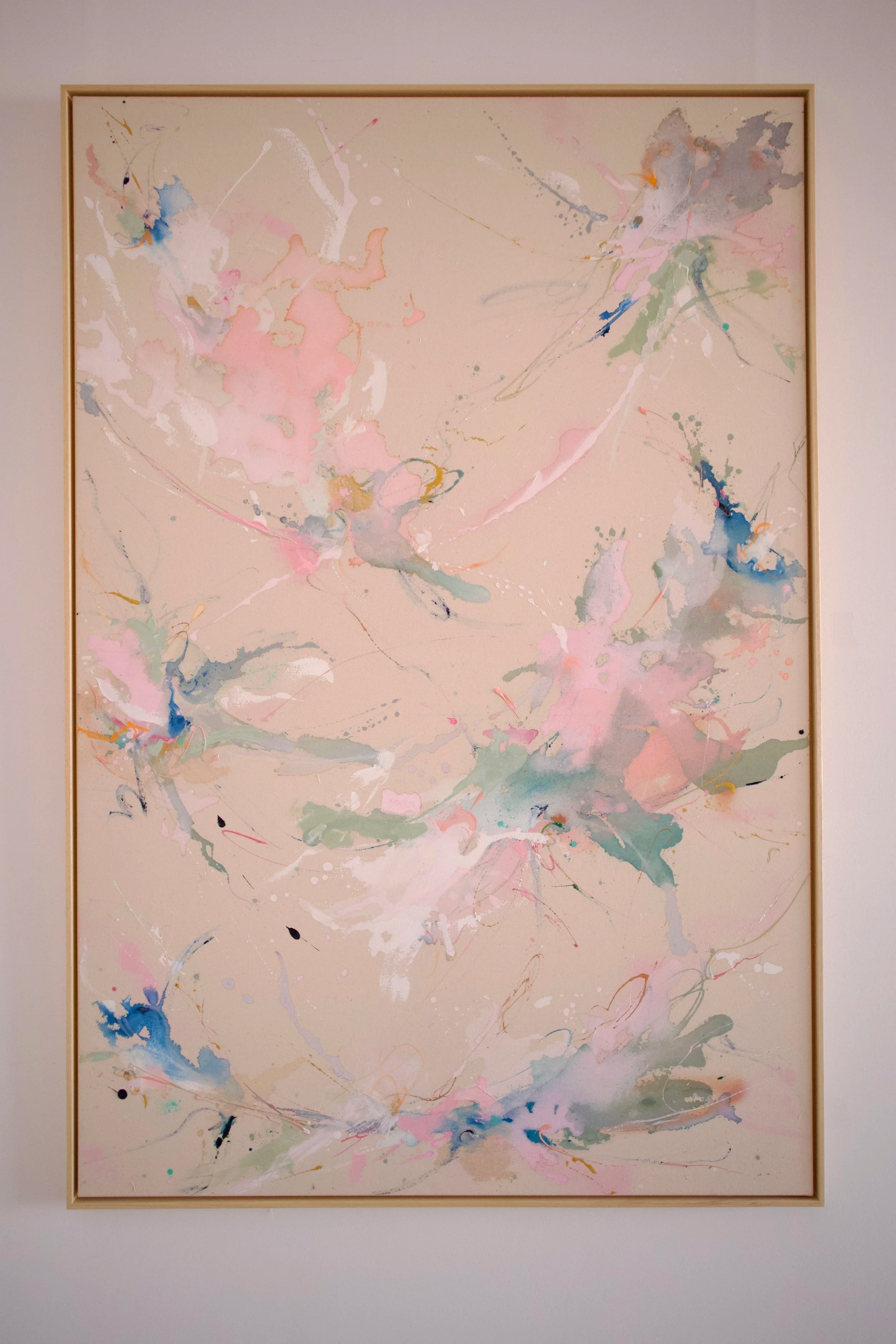 give me a minute, abstract artwork by Denize Jung, Mallorca