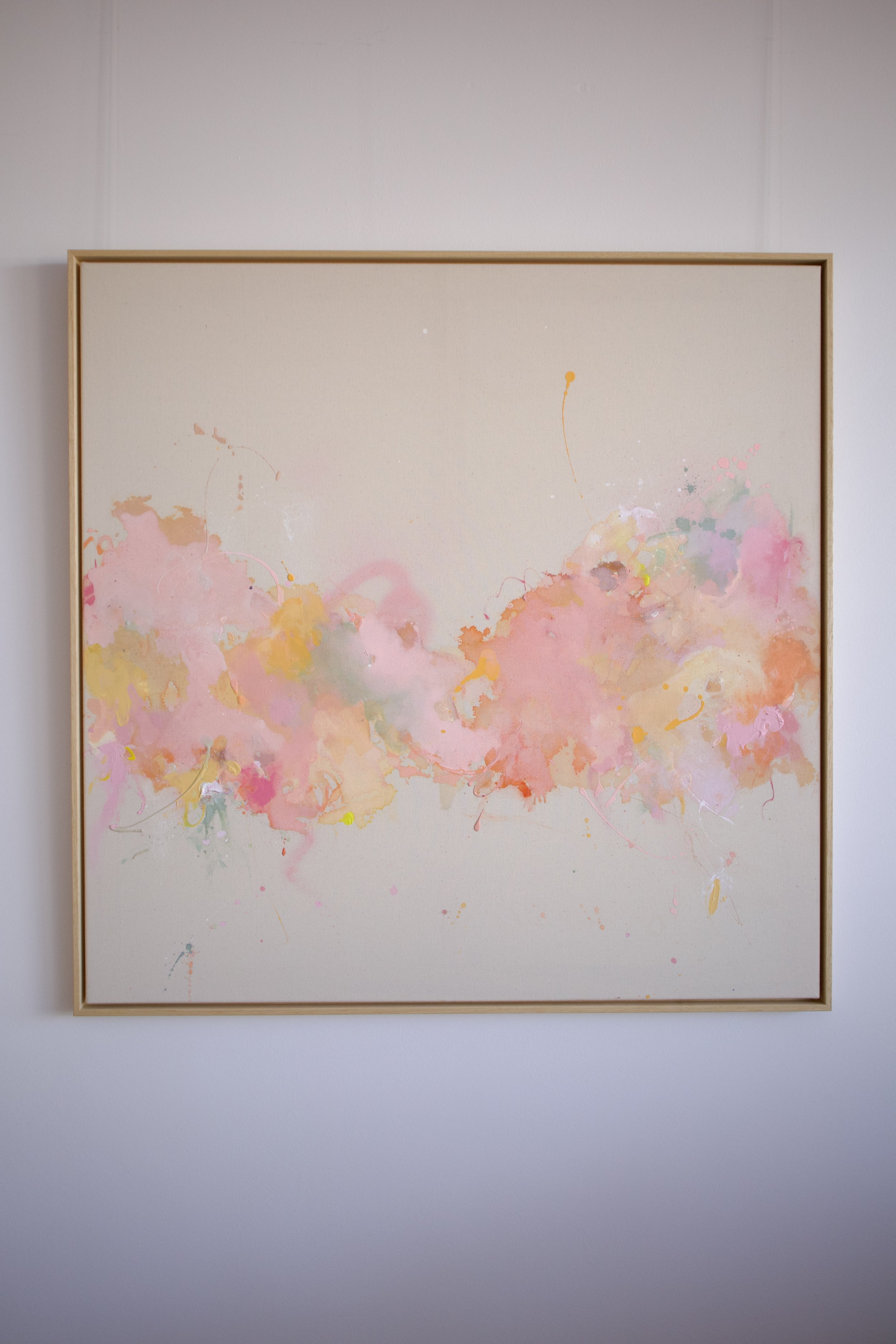 golden hour, abstract artwork by Denize Jung, Mallorca