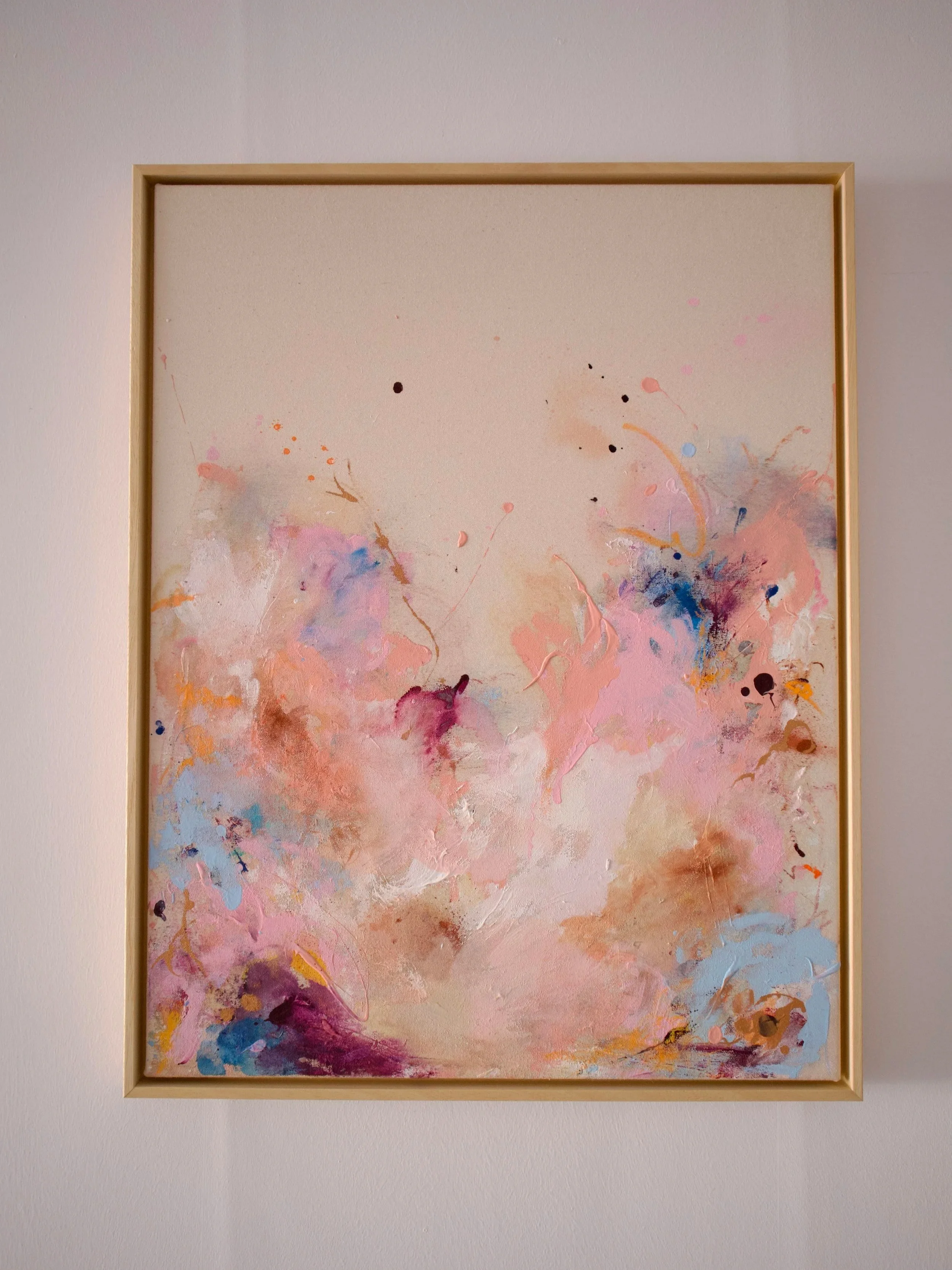 soft touch, abstract artwork by Denize Jung, Mallorca