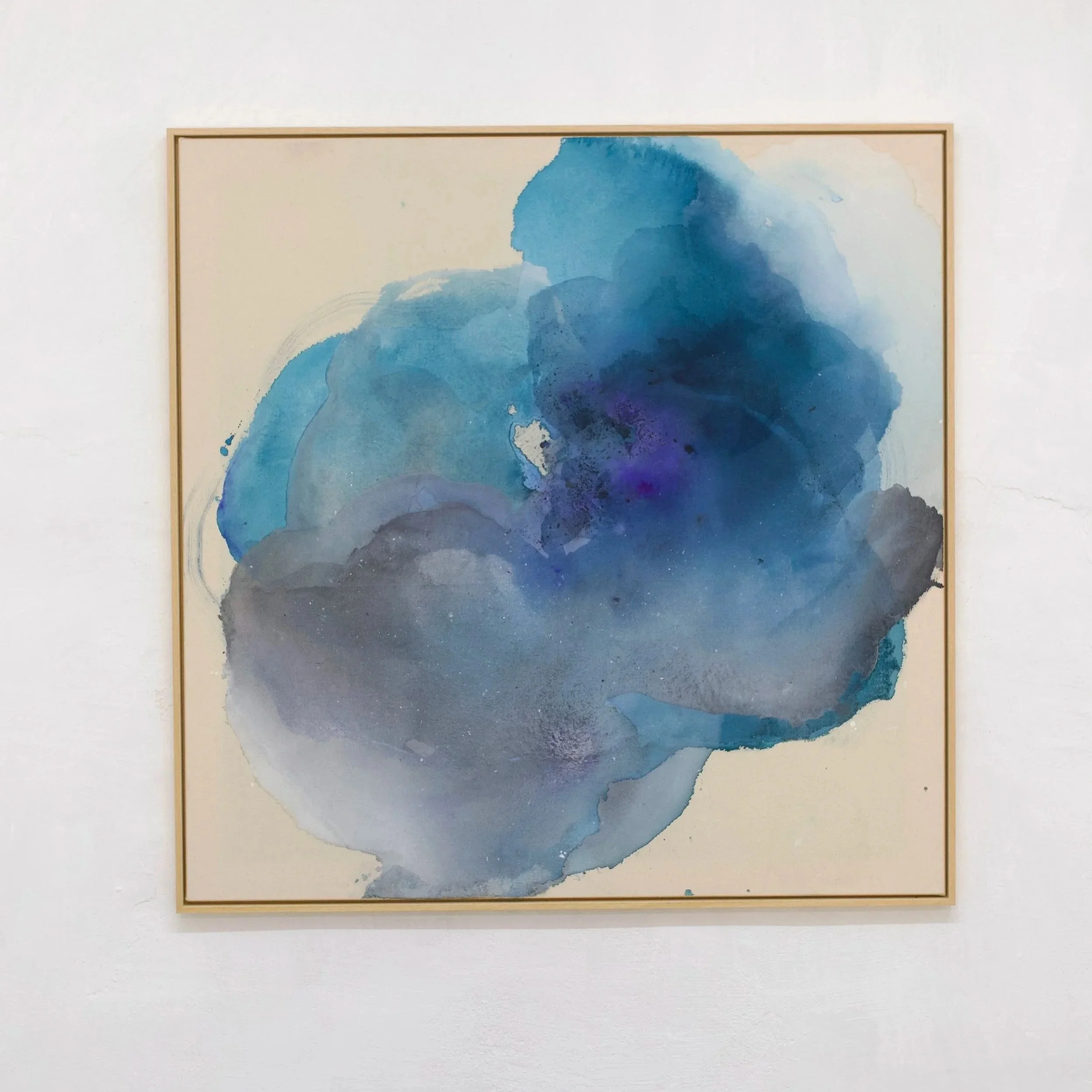 ocean breath, abstract artwork by Denize Jung, Mallorca