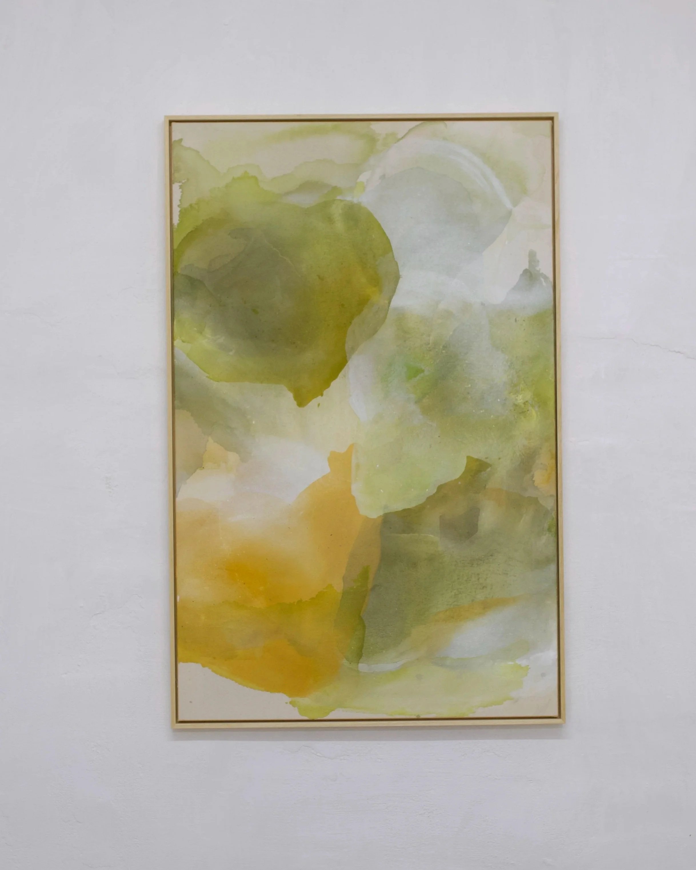 between olive trees, abstract artwork by Denize Jung, Mallorca