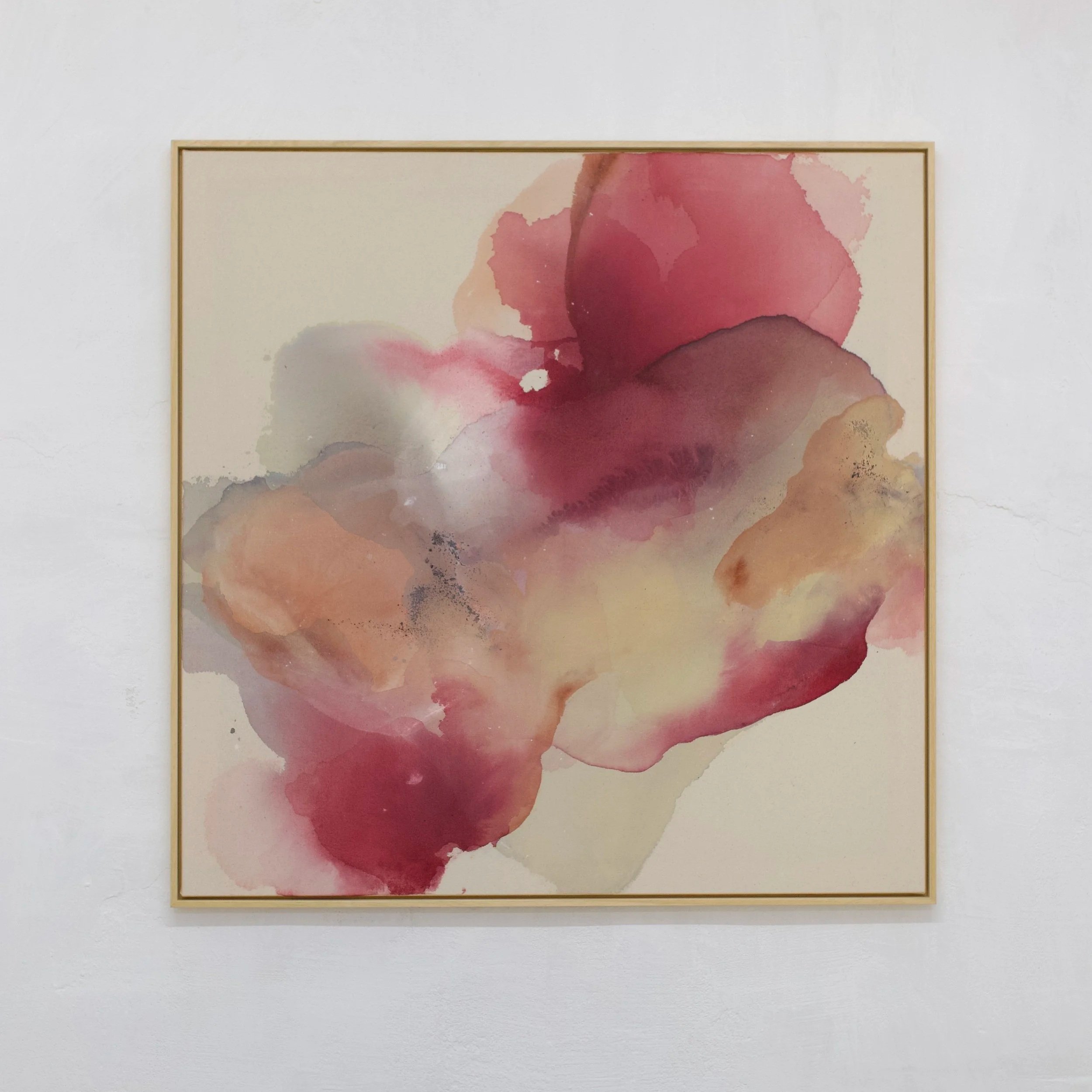 bougainvillea dreams, abstract artwork by Denize Jung, Mallorca
