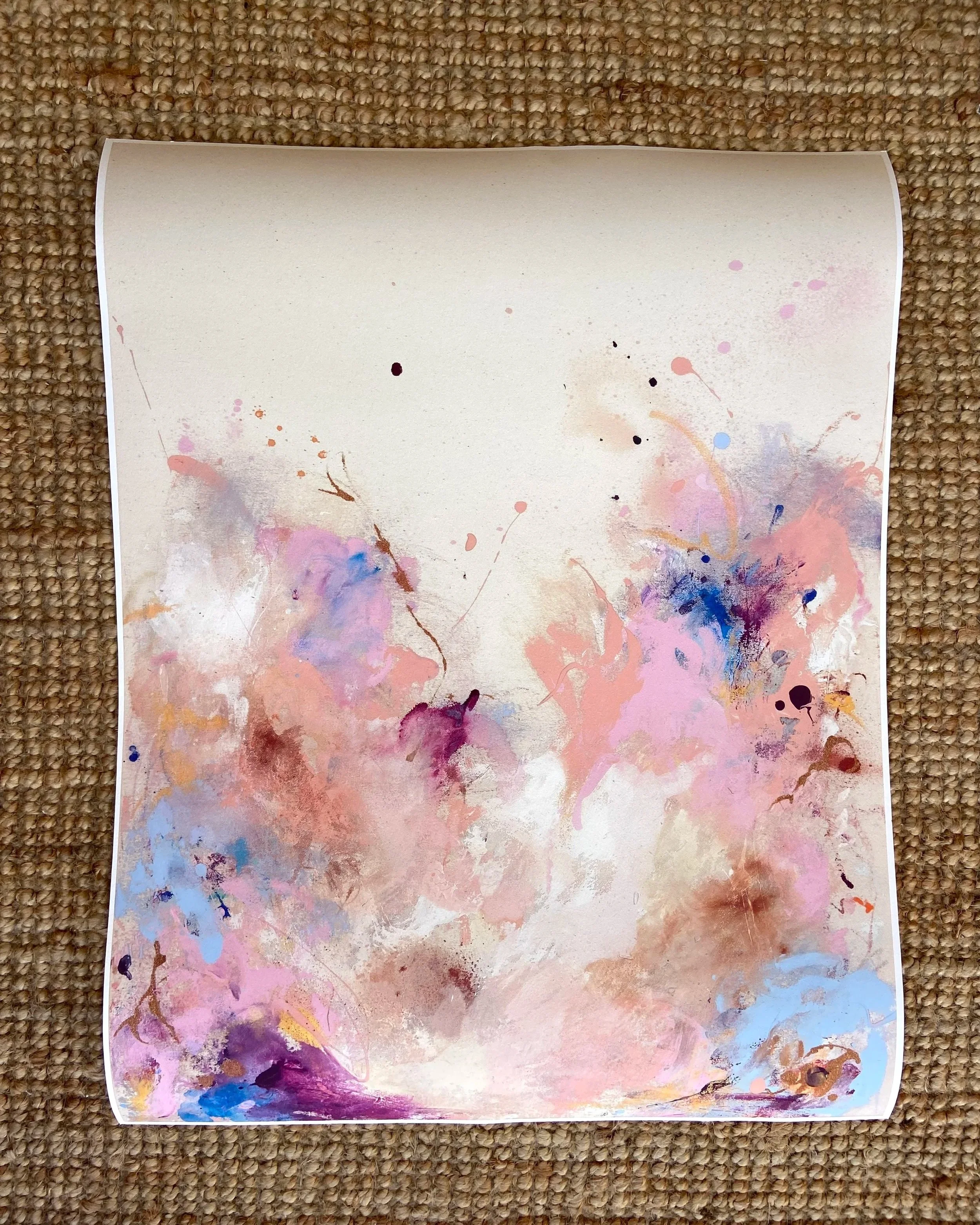 soft touch, print by Denize Jung, Mallorca