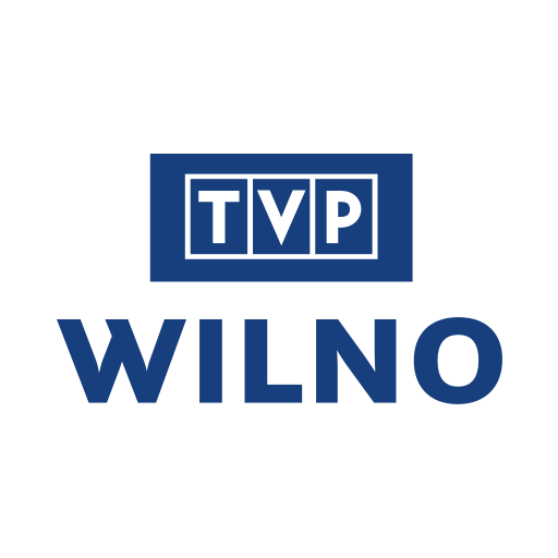TVP Wilno logo with blue text and design elements on a white background.