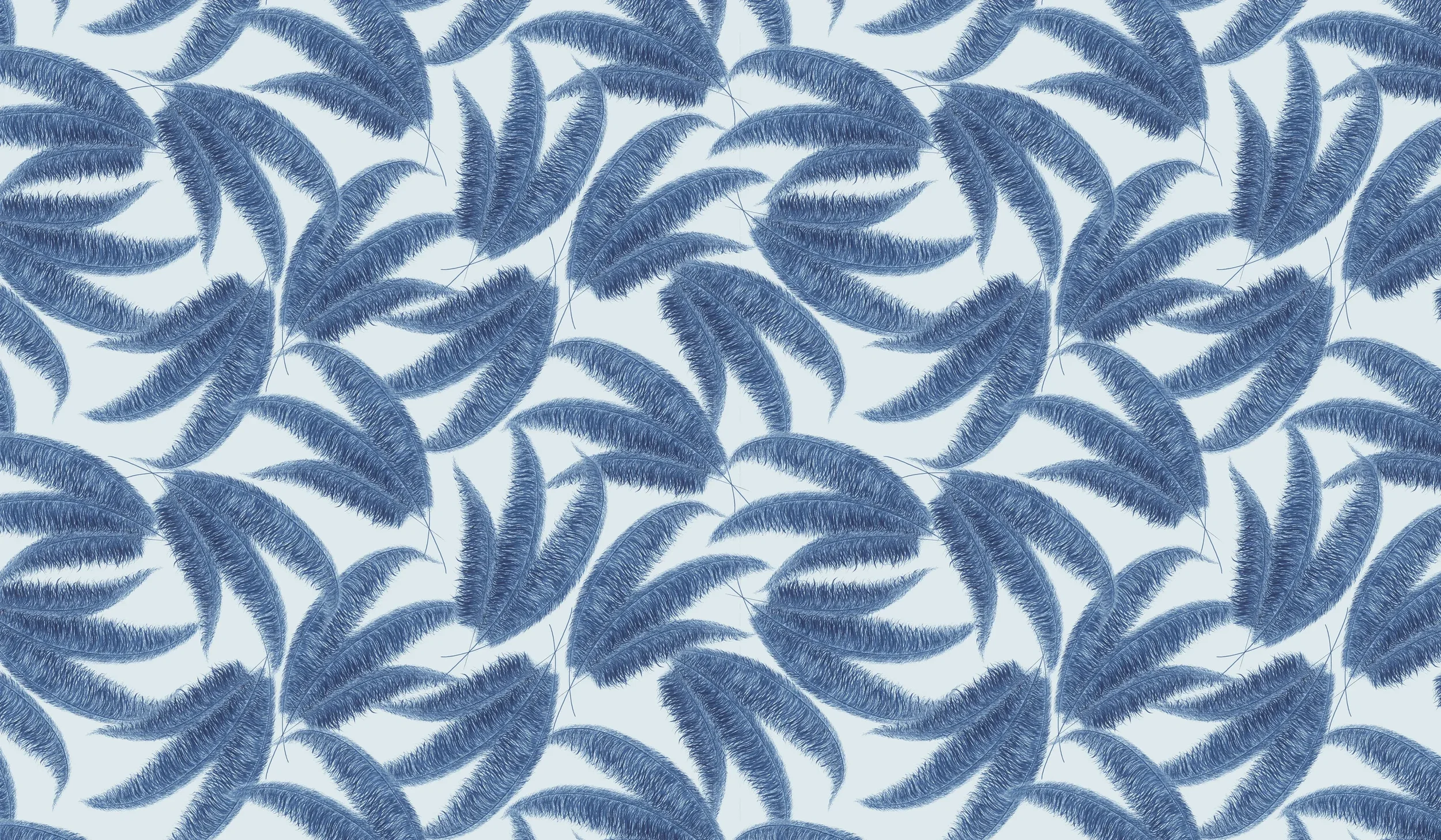 BLUE FEATHERS