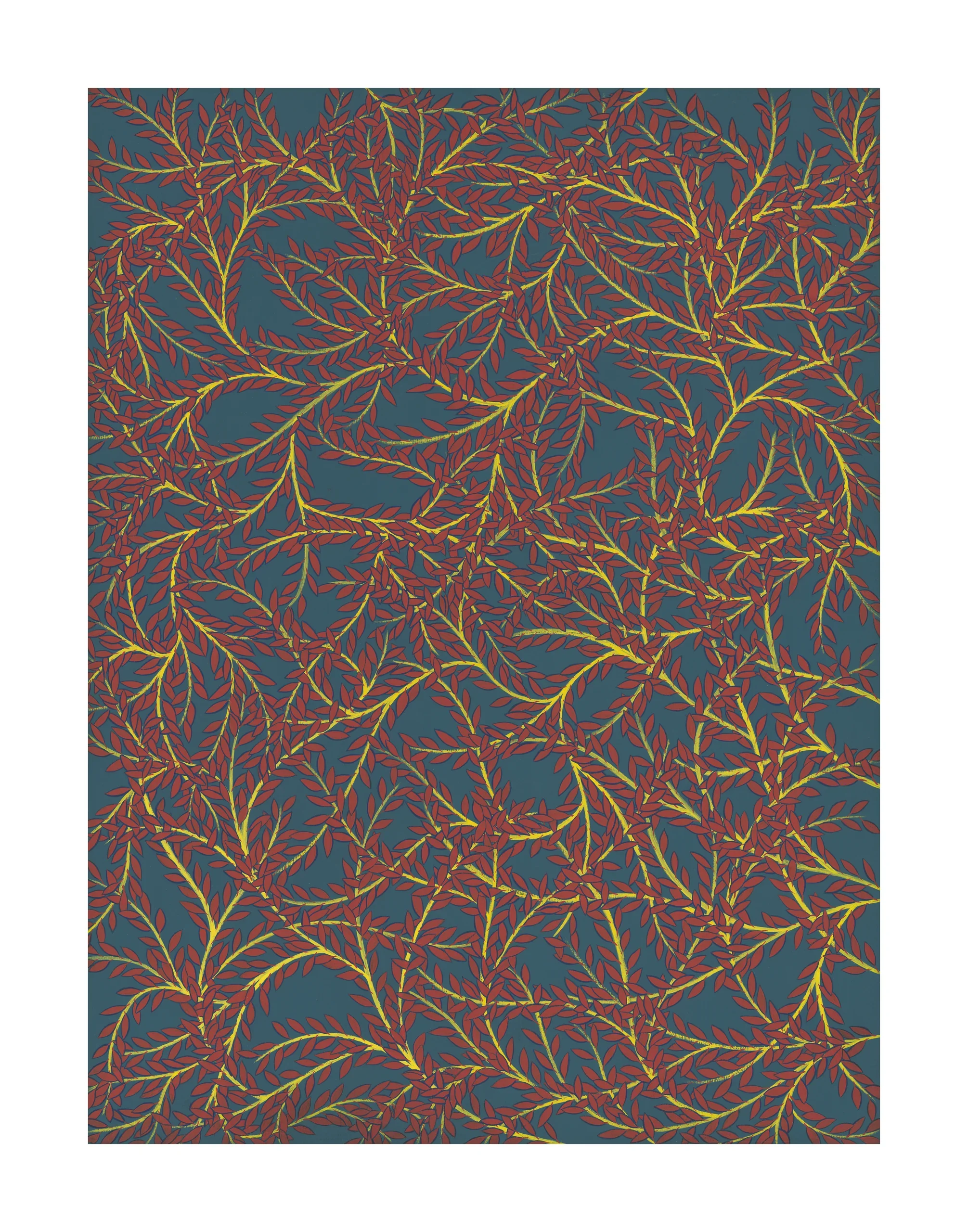 SWIRLING LEAVES PRINT