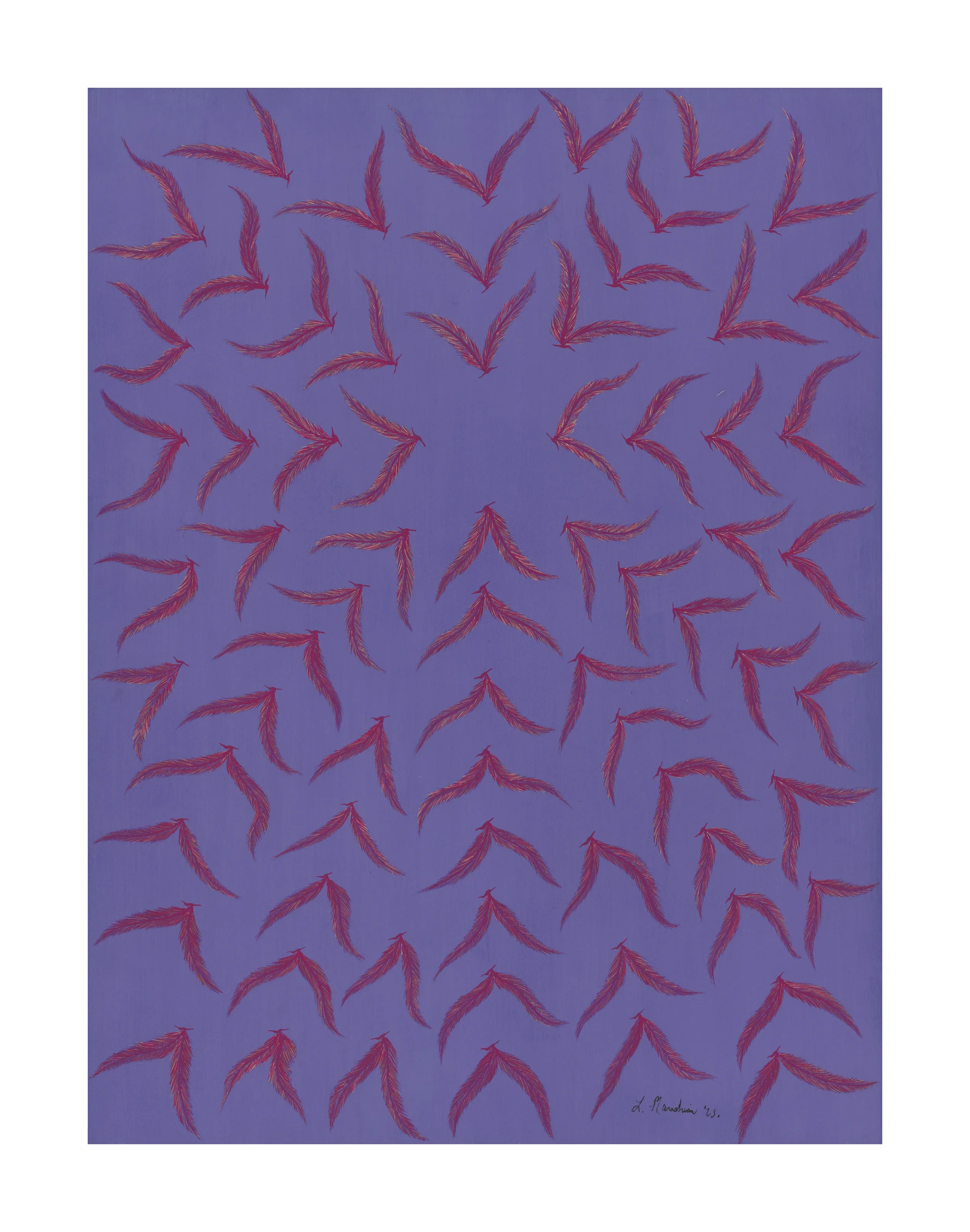 EXPANDING FEATHERS PRINT