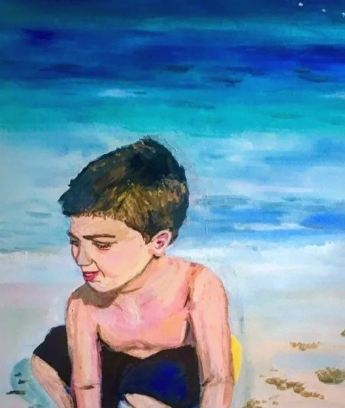 "Little One," 2018, Acrylic