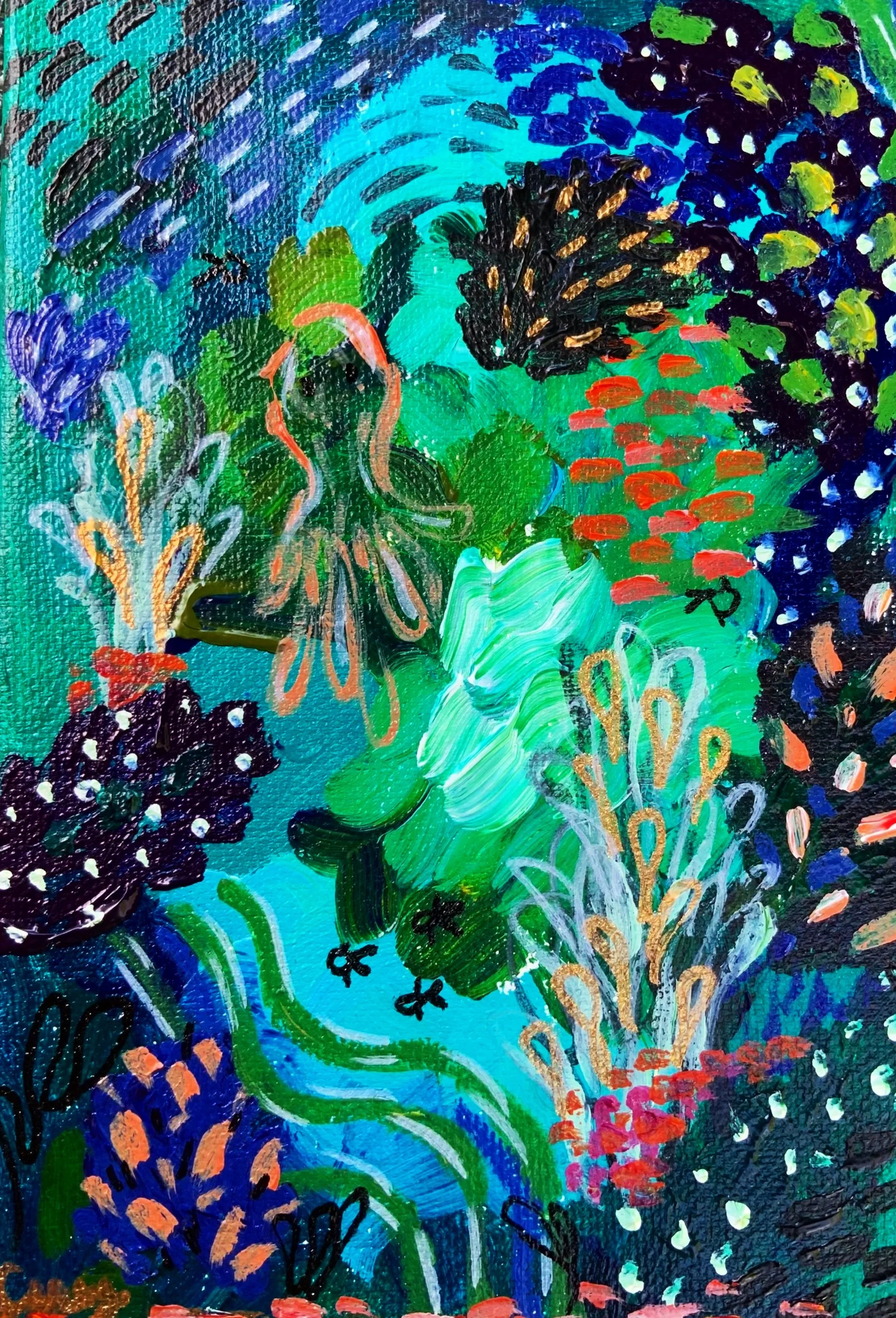 "Reef," 2021, Acrylic 