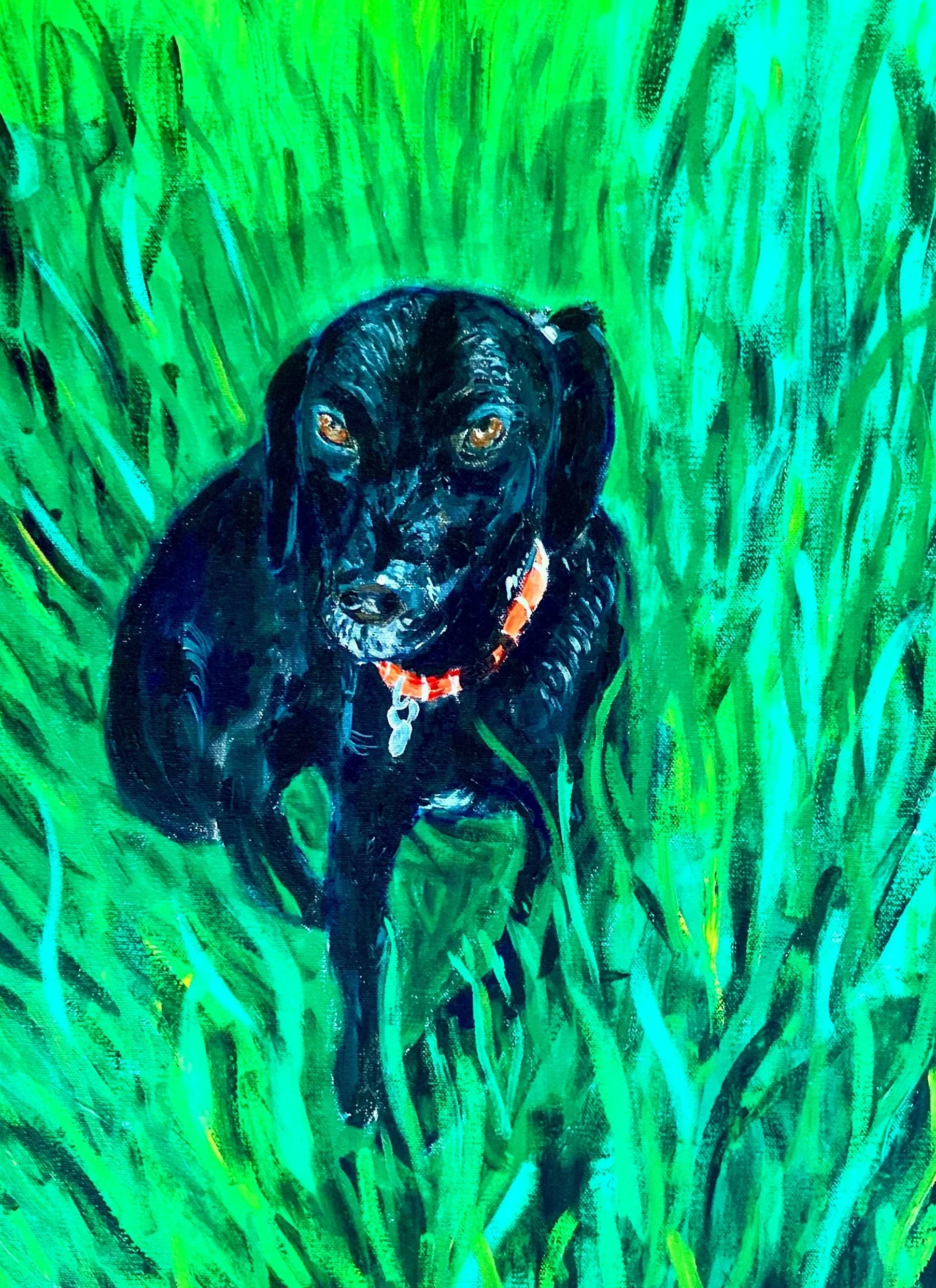 "Beautiful One," 2019, Acrylic 