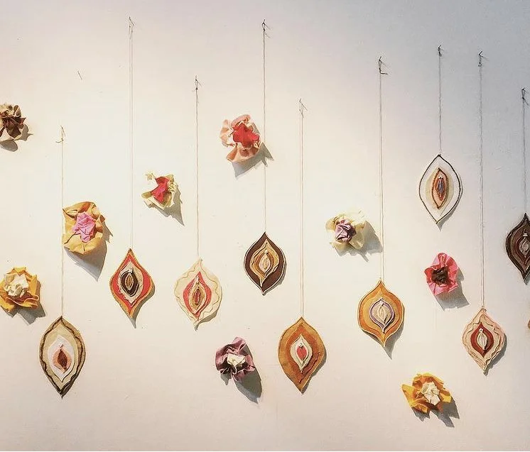 "Divine Femme," 2017, Felt Installation 