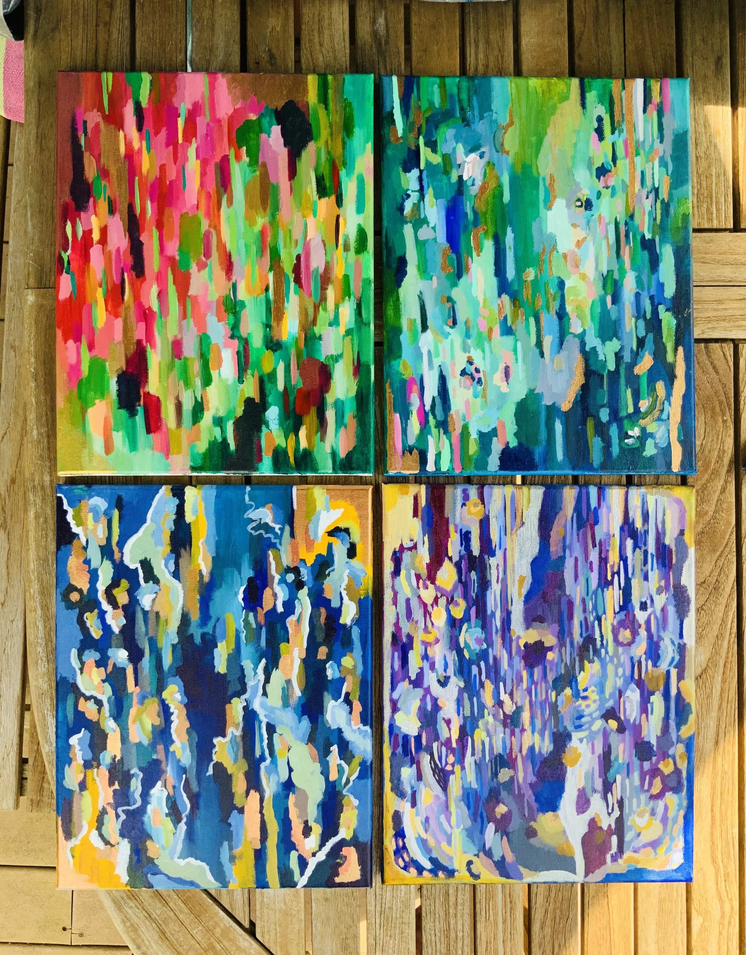 "Energy Series," 2021, Acrylic 