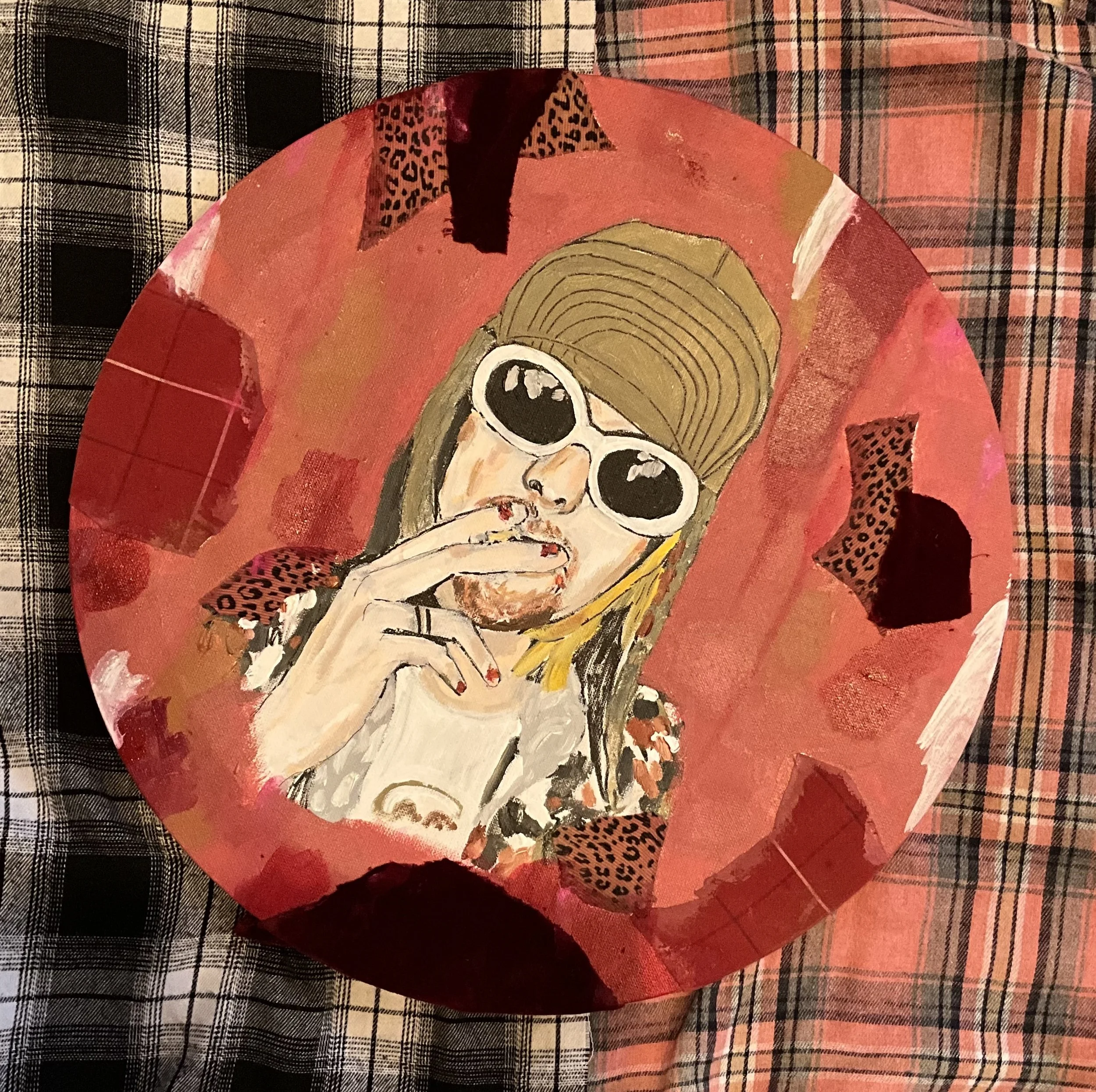 "Kurt," 2026, Acrylic 