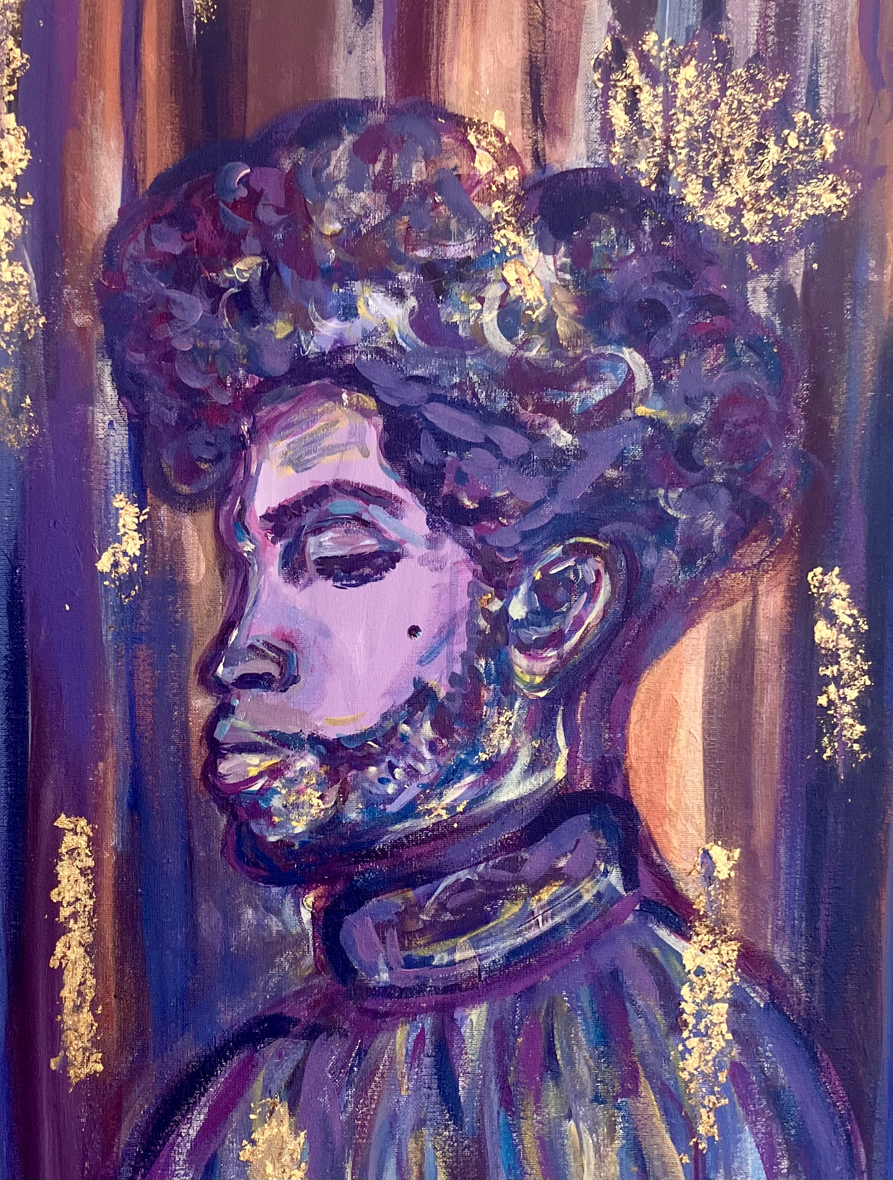 "Prince," 2017, Acrylic 