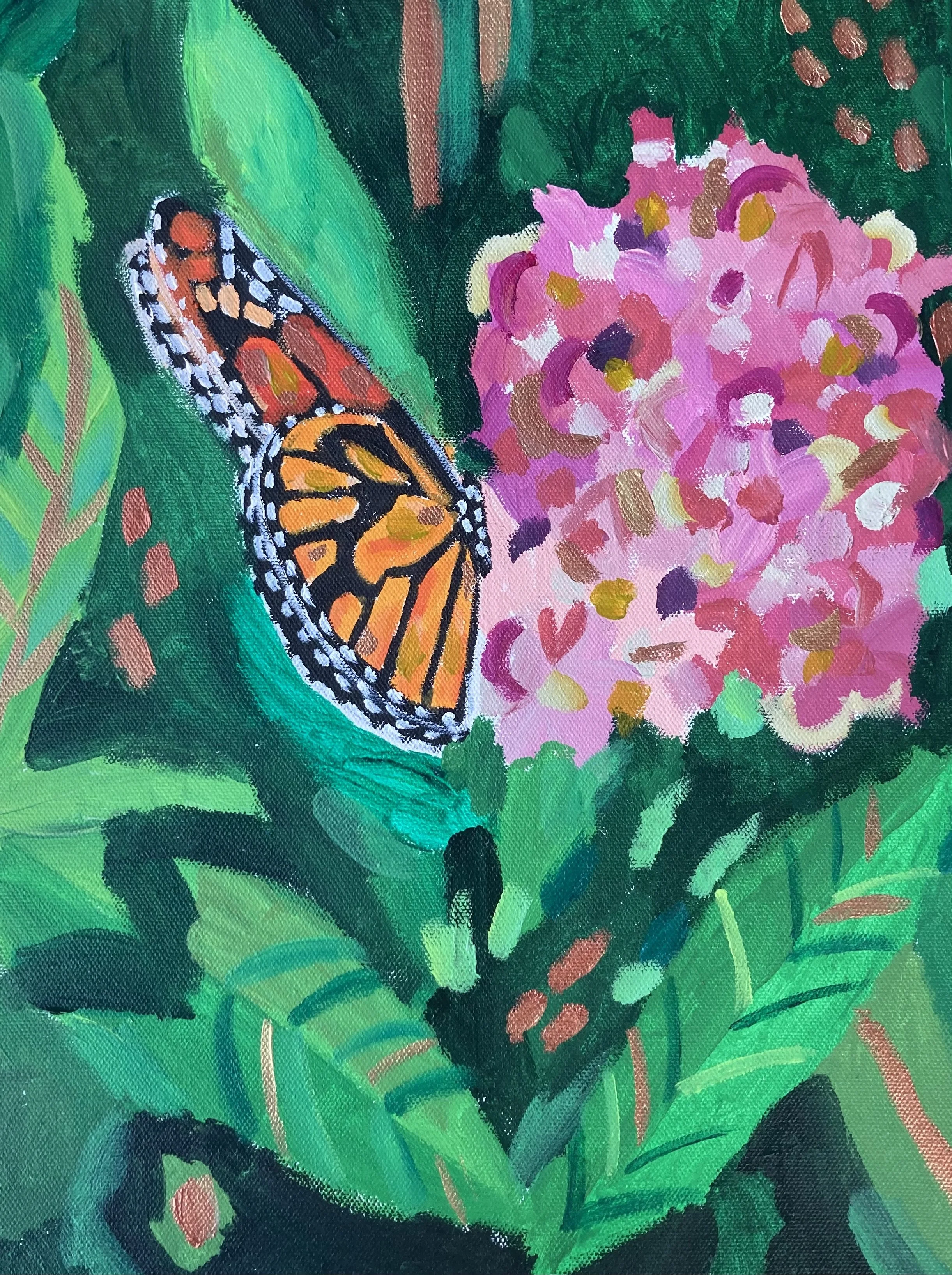 "Peace," 2021, Acrylic 