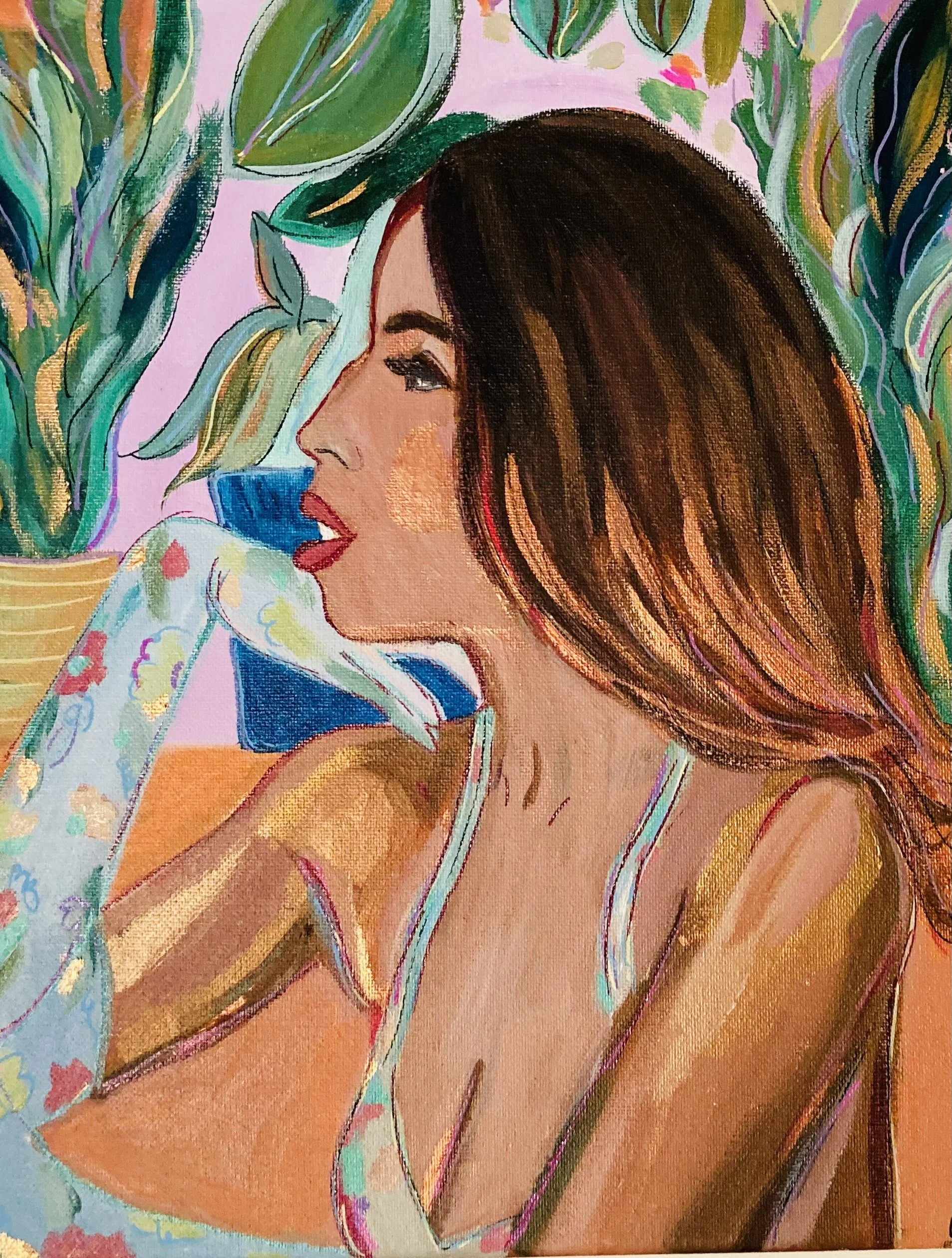 "Her," 2021, Acrylic 