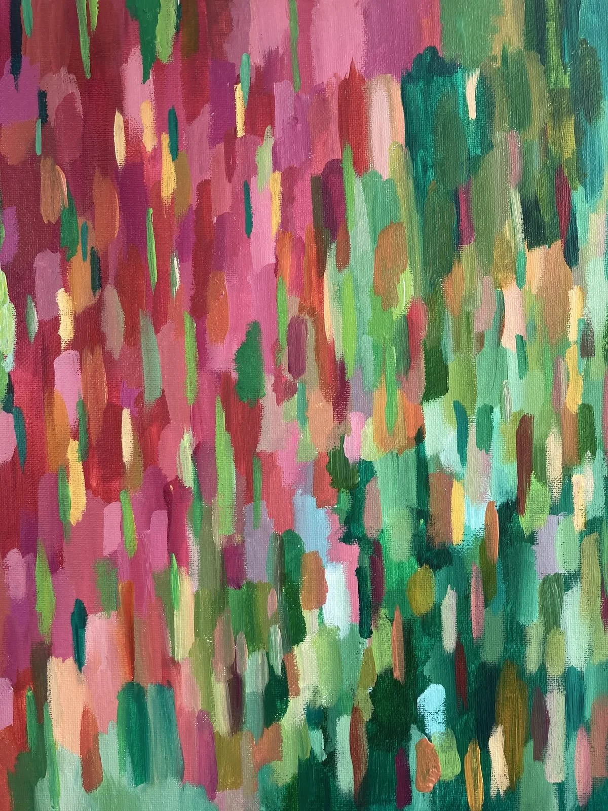 "Mythical Rain"- 2021, Acrylic