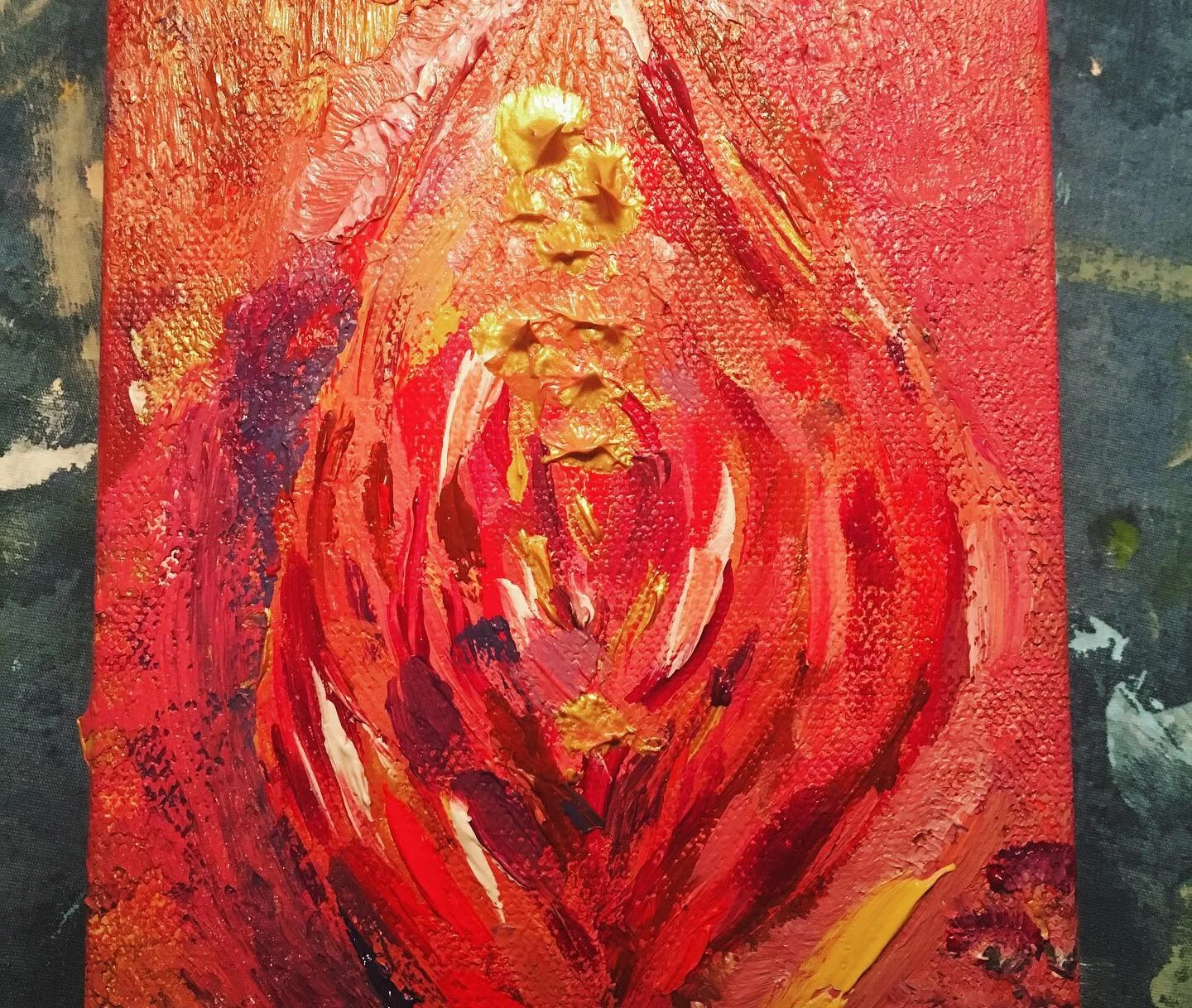 "Woman," 2018, Acrylic 
