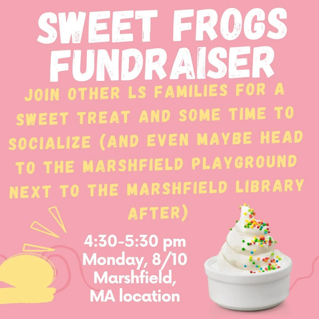 Sweet Frogs next Monday!