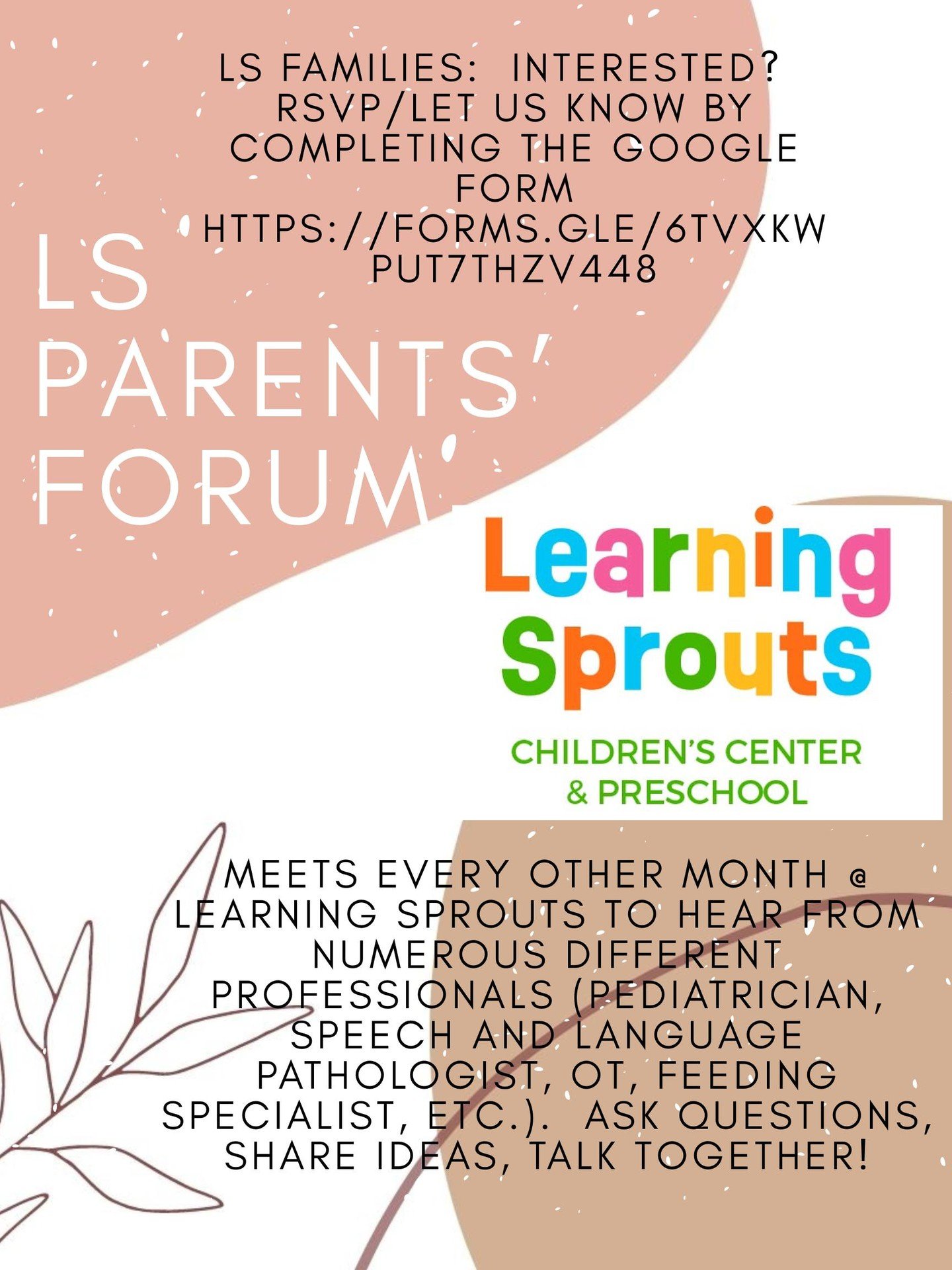 LS Parents' Forum!